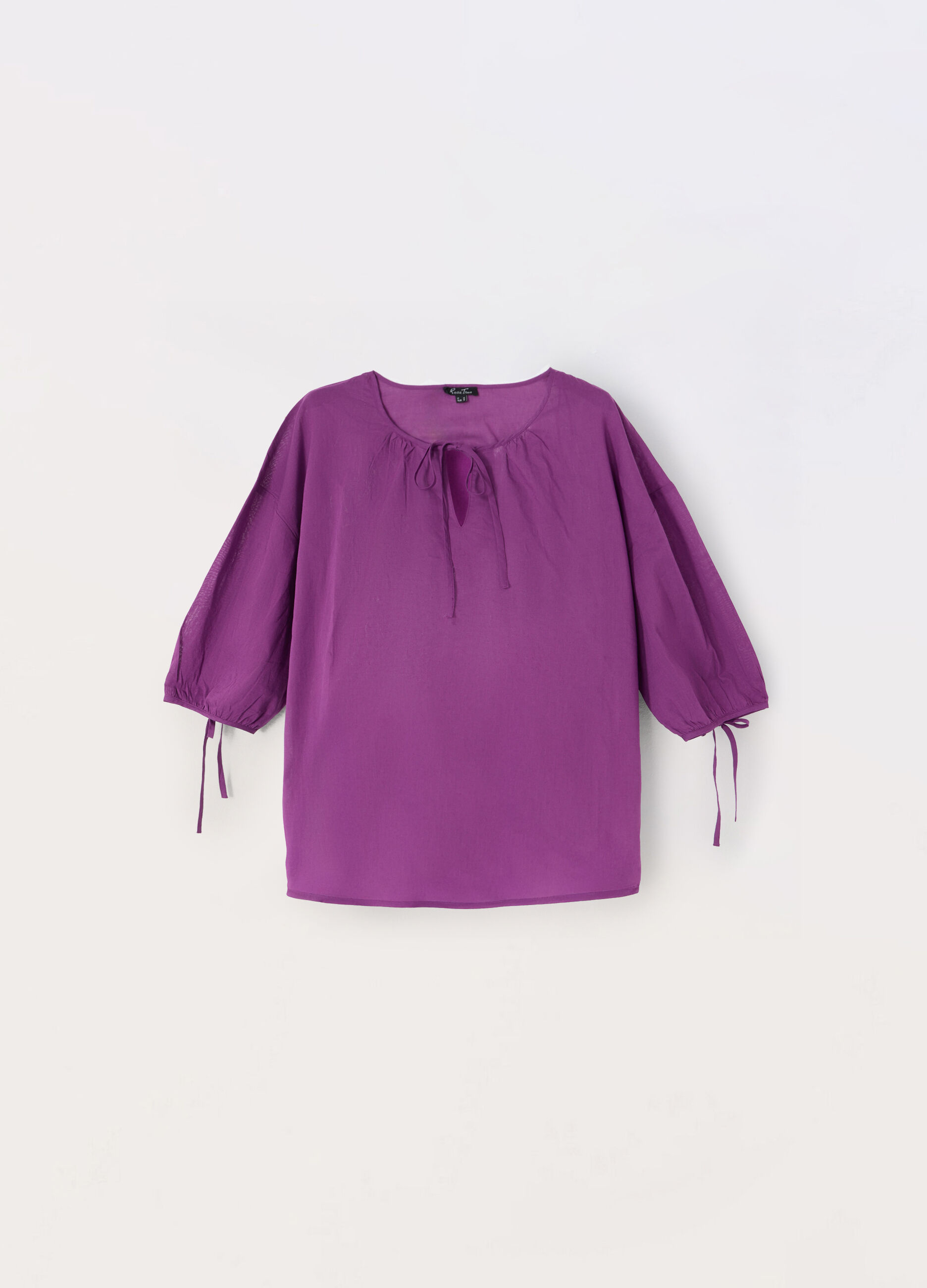 Blusa in puro cotone donna curvy_0