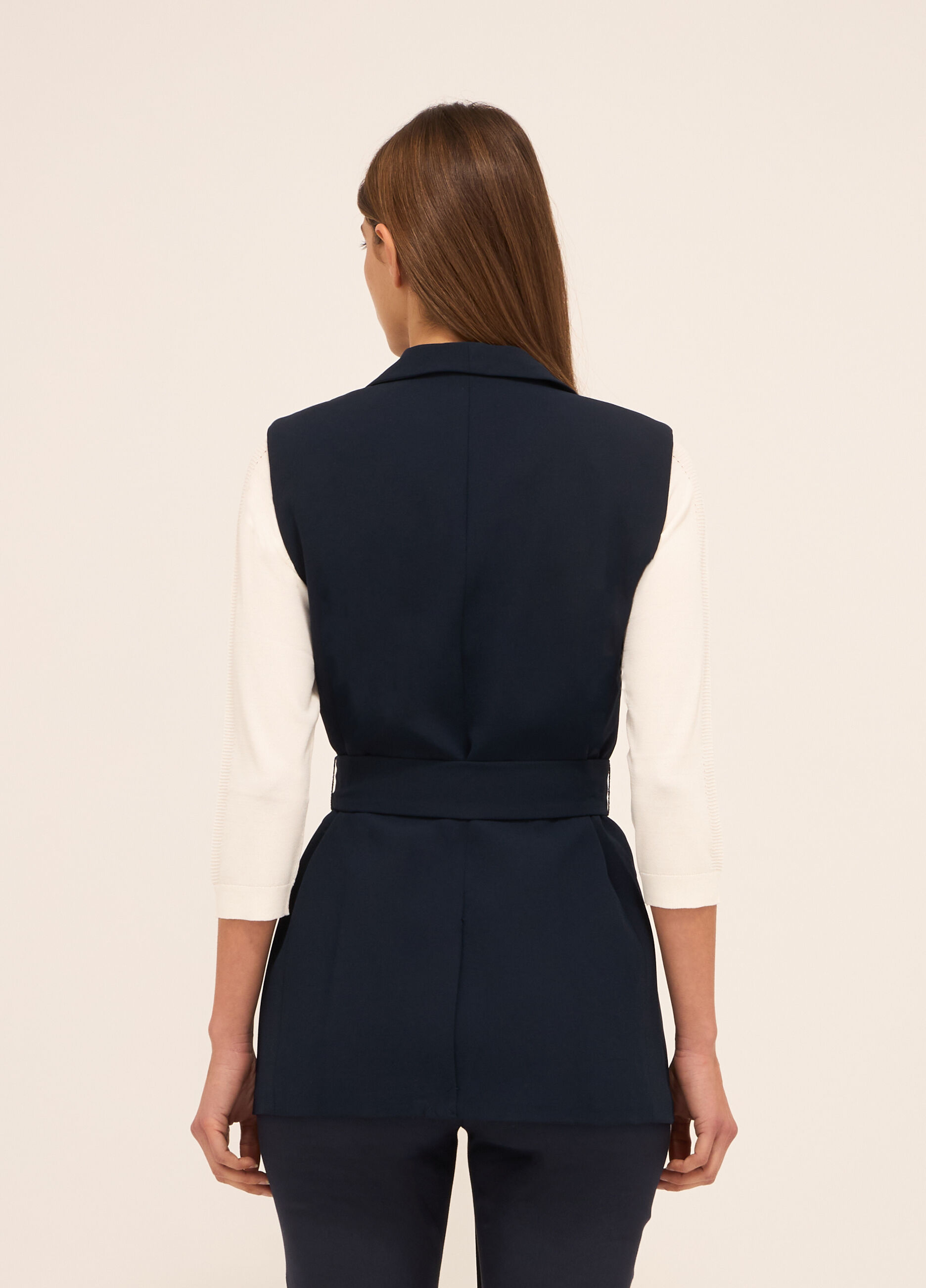 Blazer smanicato donna
