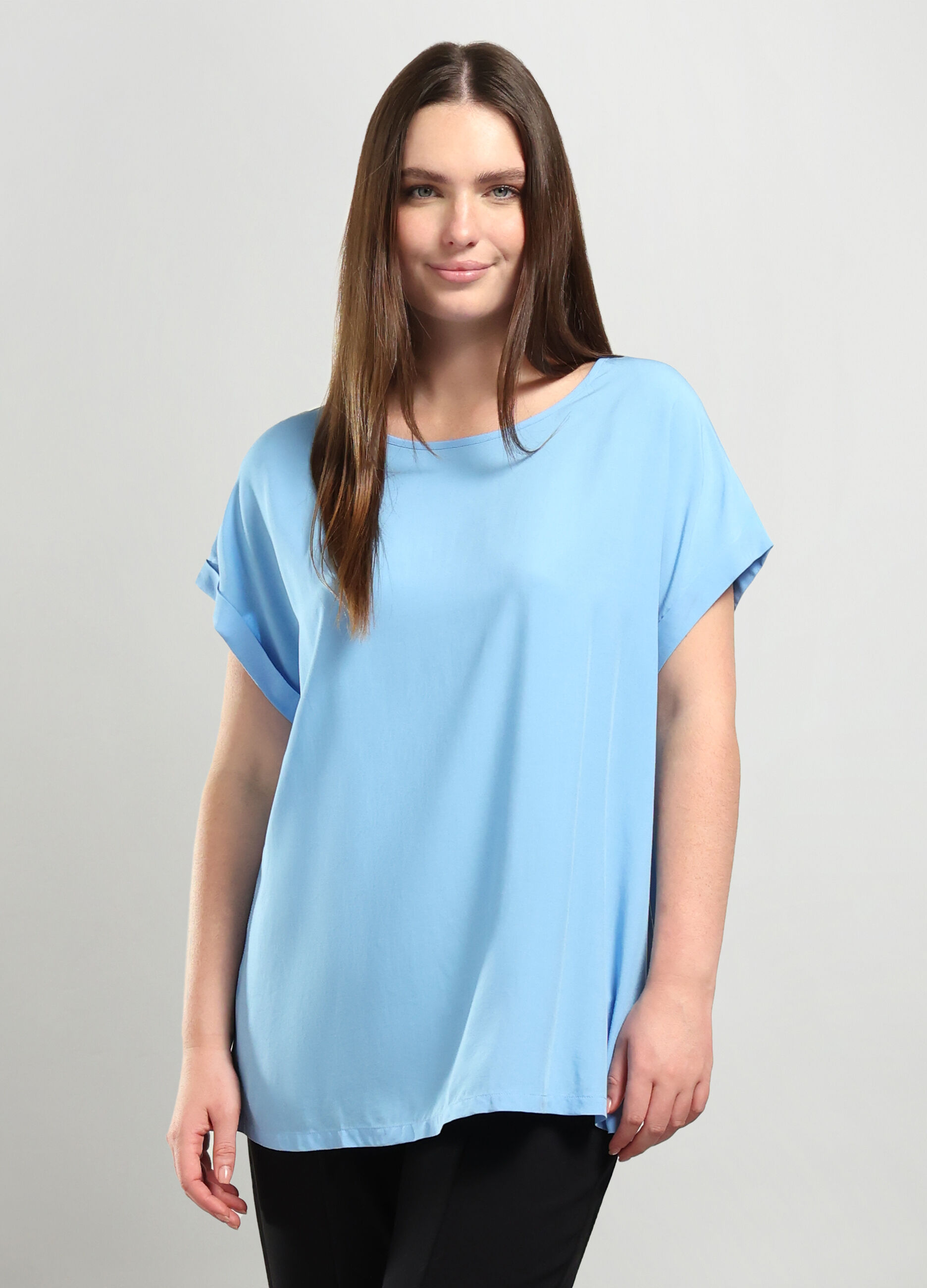 Blusa in pura viscosa donna curvy_0