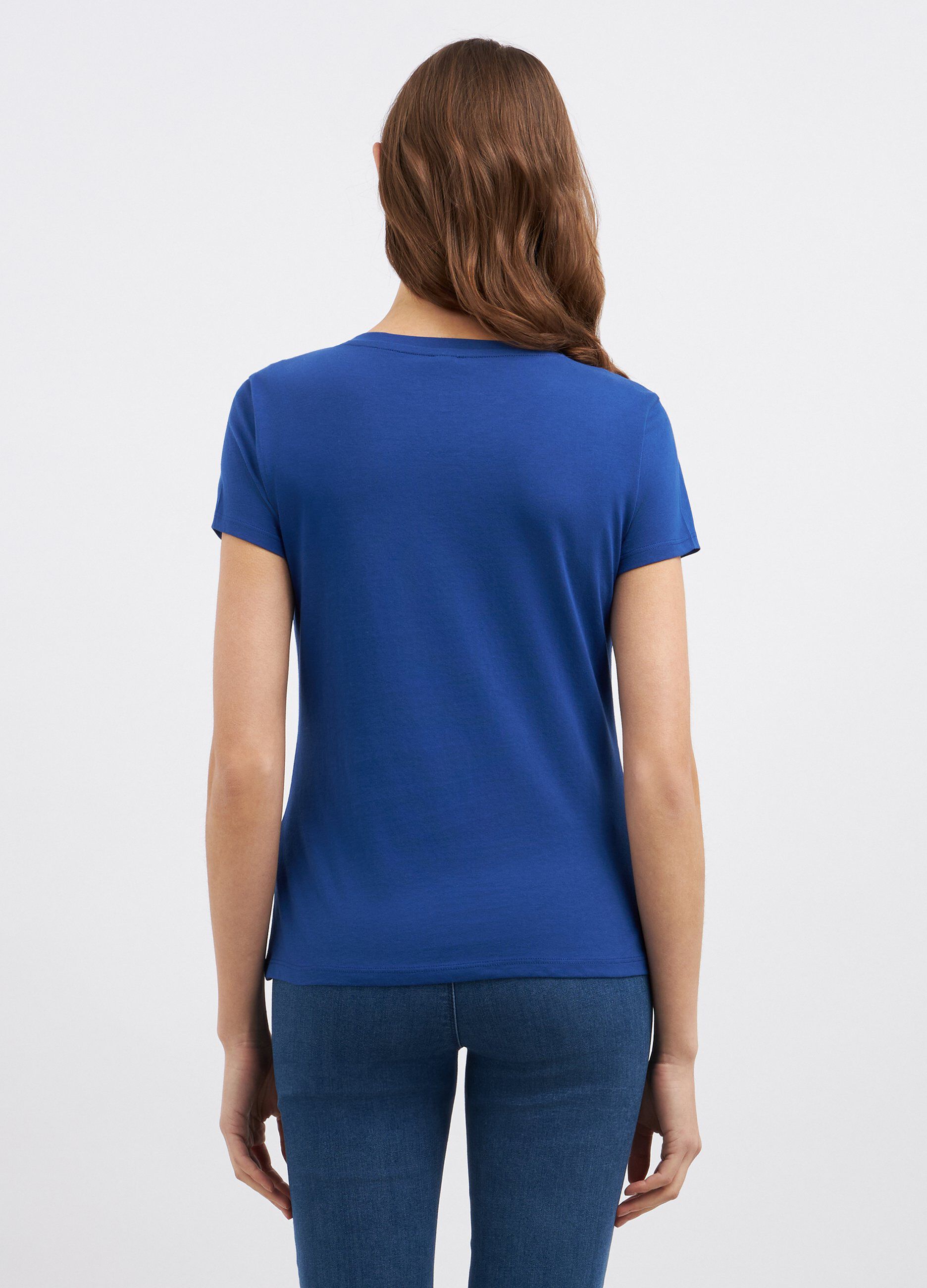 T-shirt in puro cotone donna_1