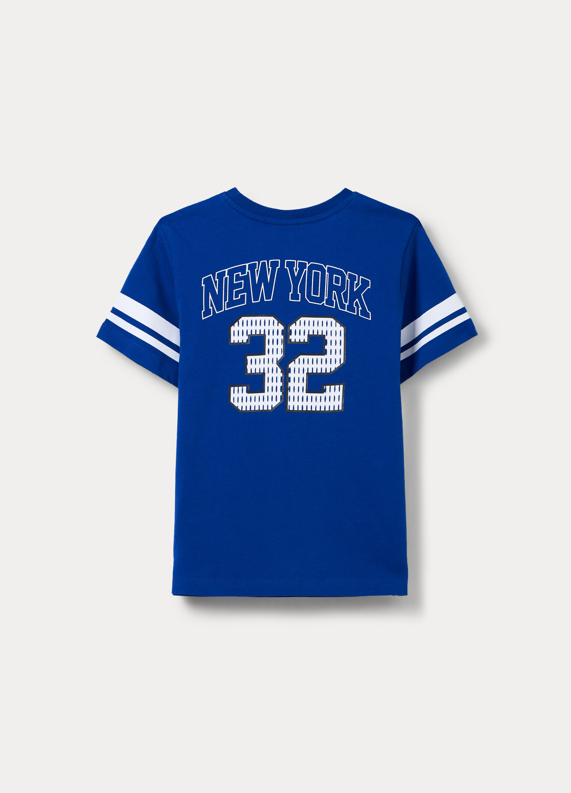 T-shirt girocollo in jersey di puro cotone bambino_1