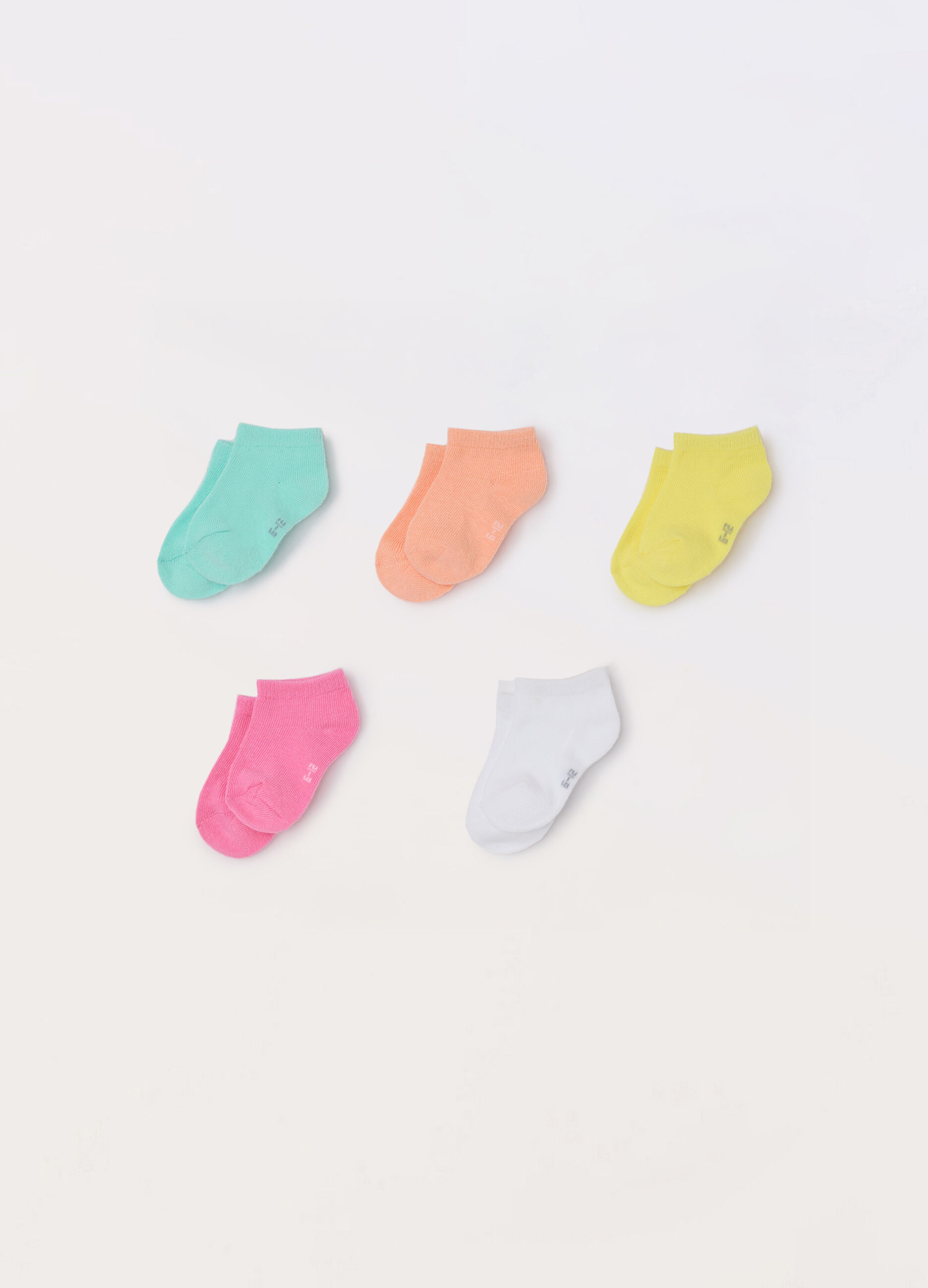 Pack 5 calze corte misto cotone neonata_0