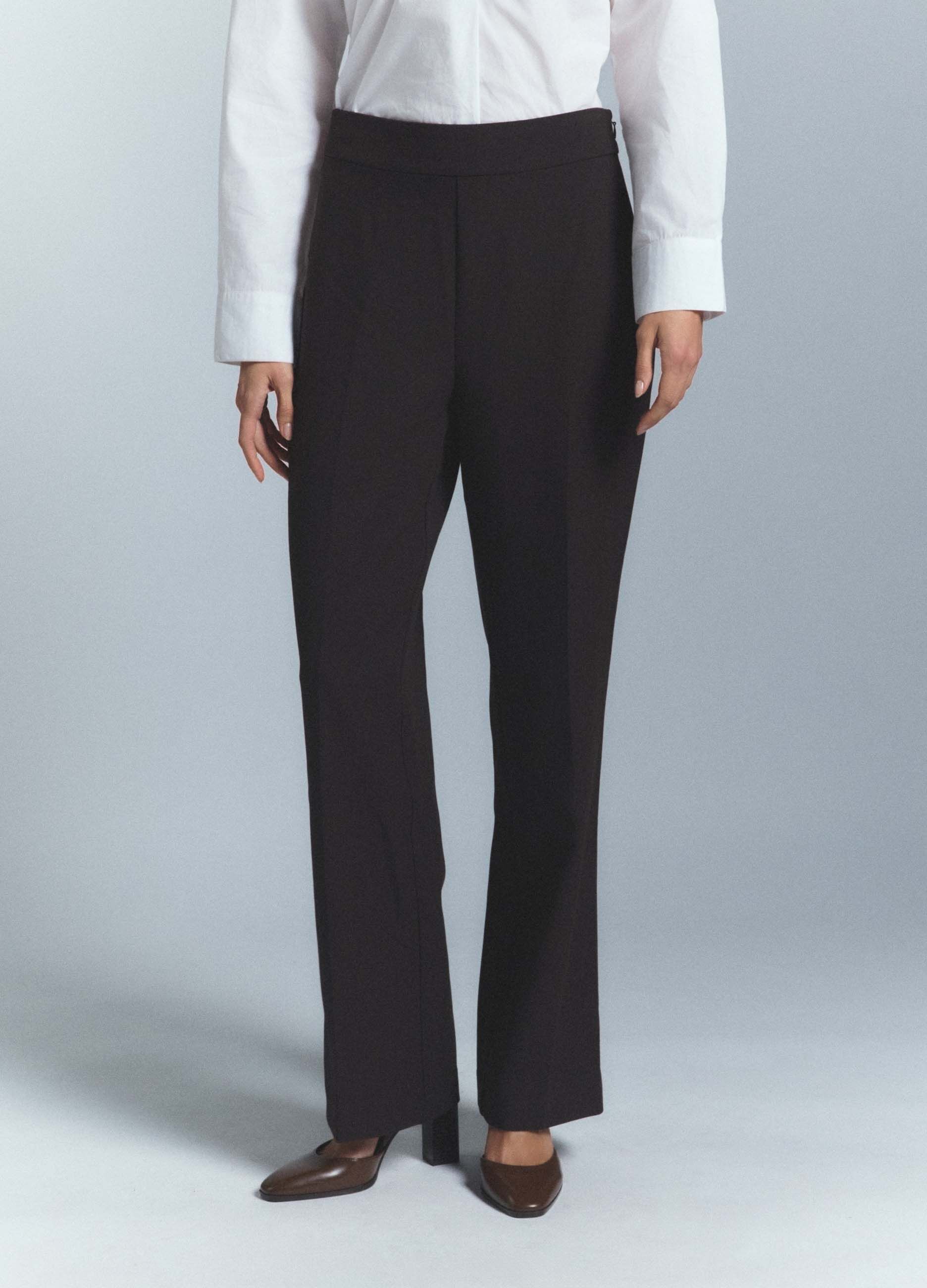 Pantaloni Formal Fit in viscosa stretch donna_1