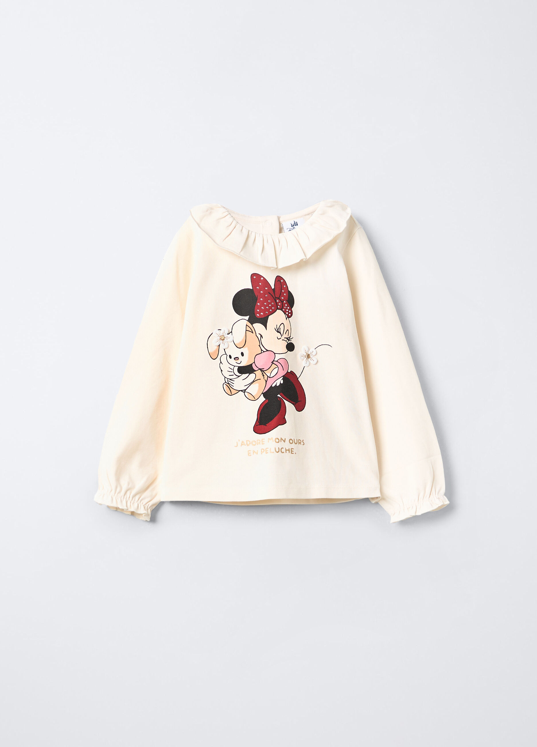 T-shirt Disney in jersey di cotone stretch bimba_0
