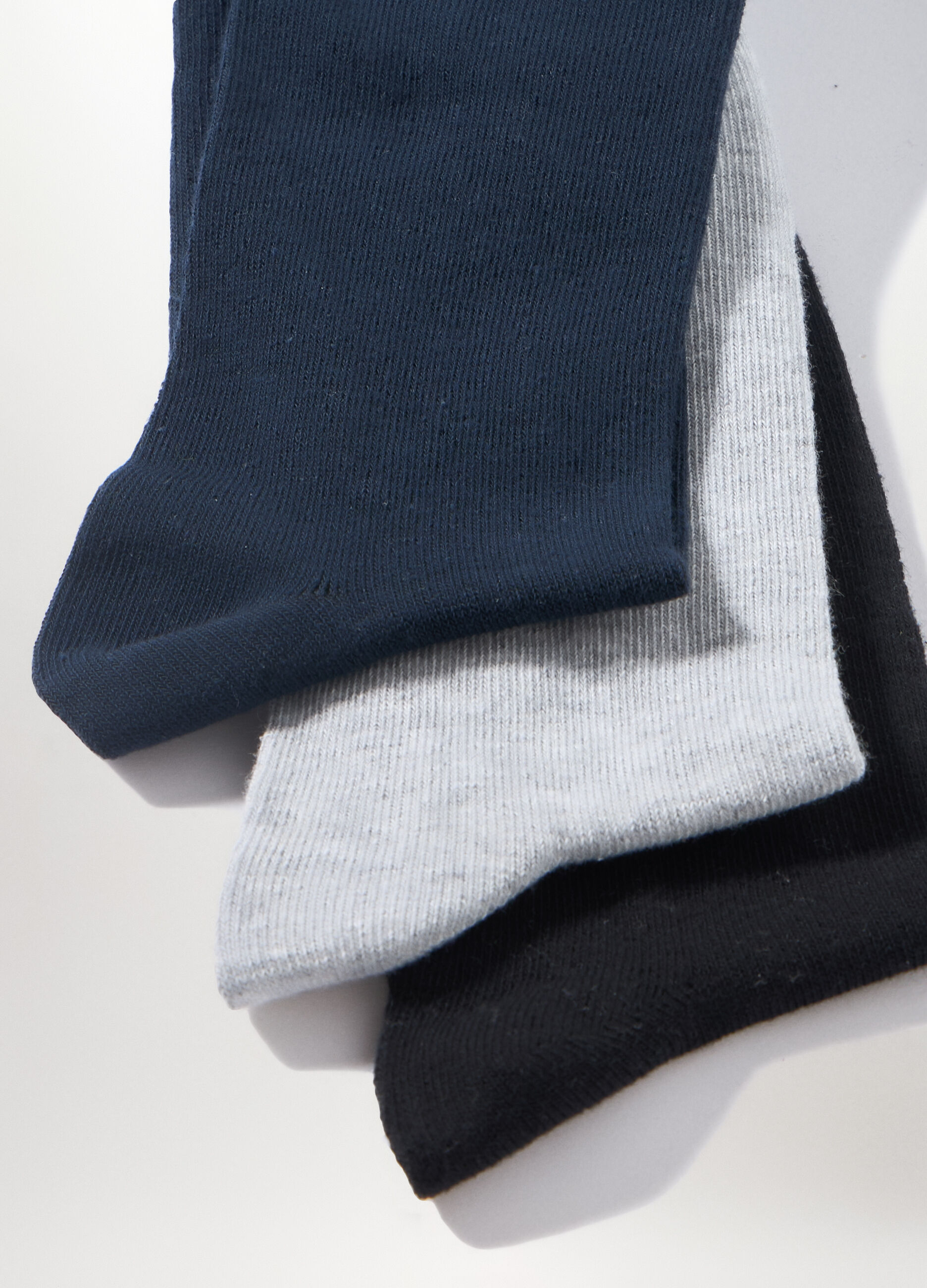 3 pack calze corte in cotone stretch uomo_1