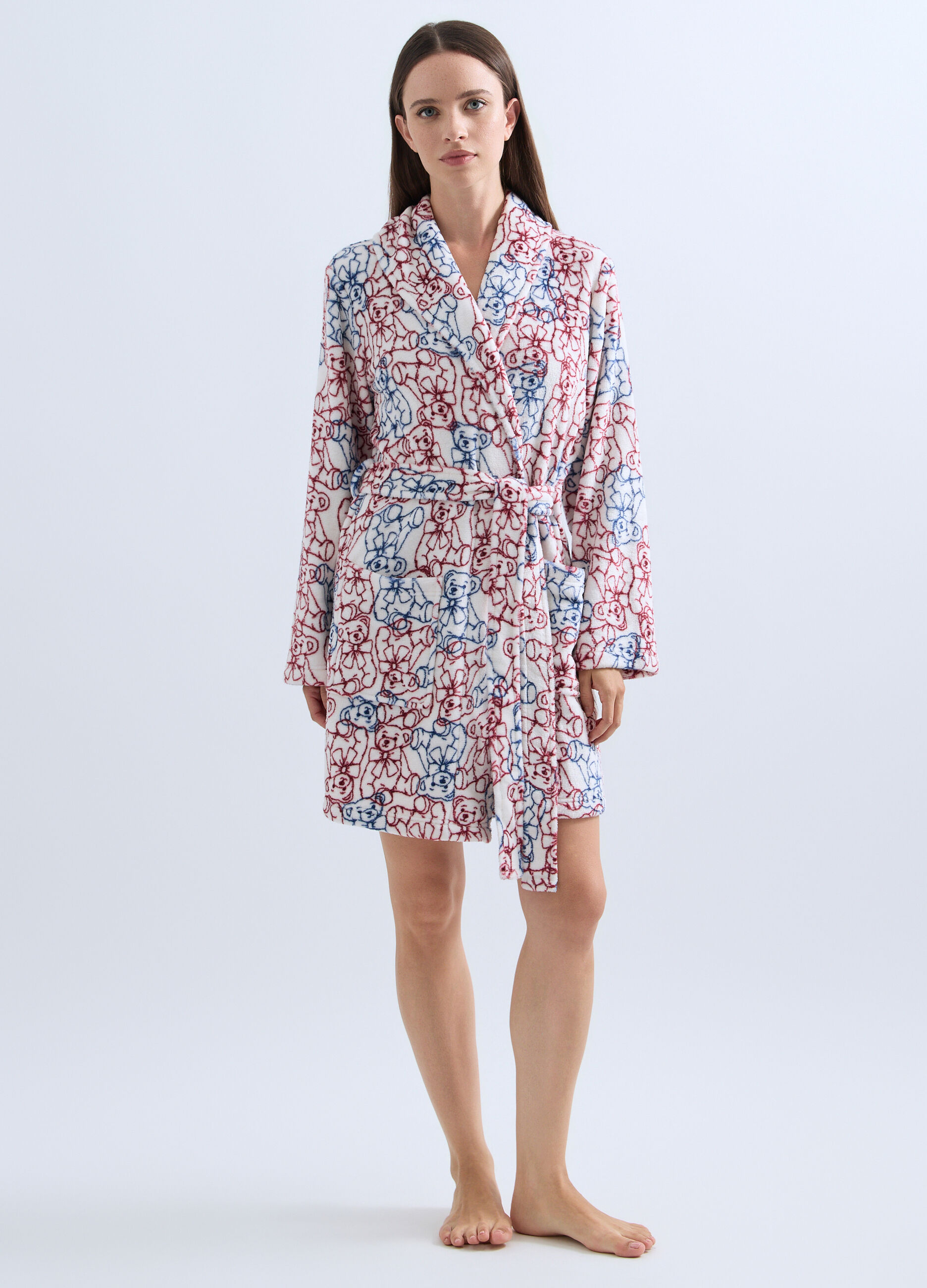 Vestaglia in coral fleece donna_0