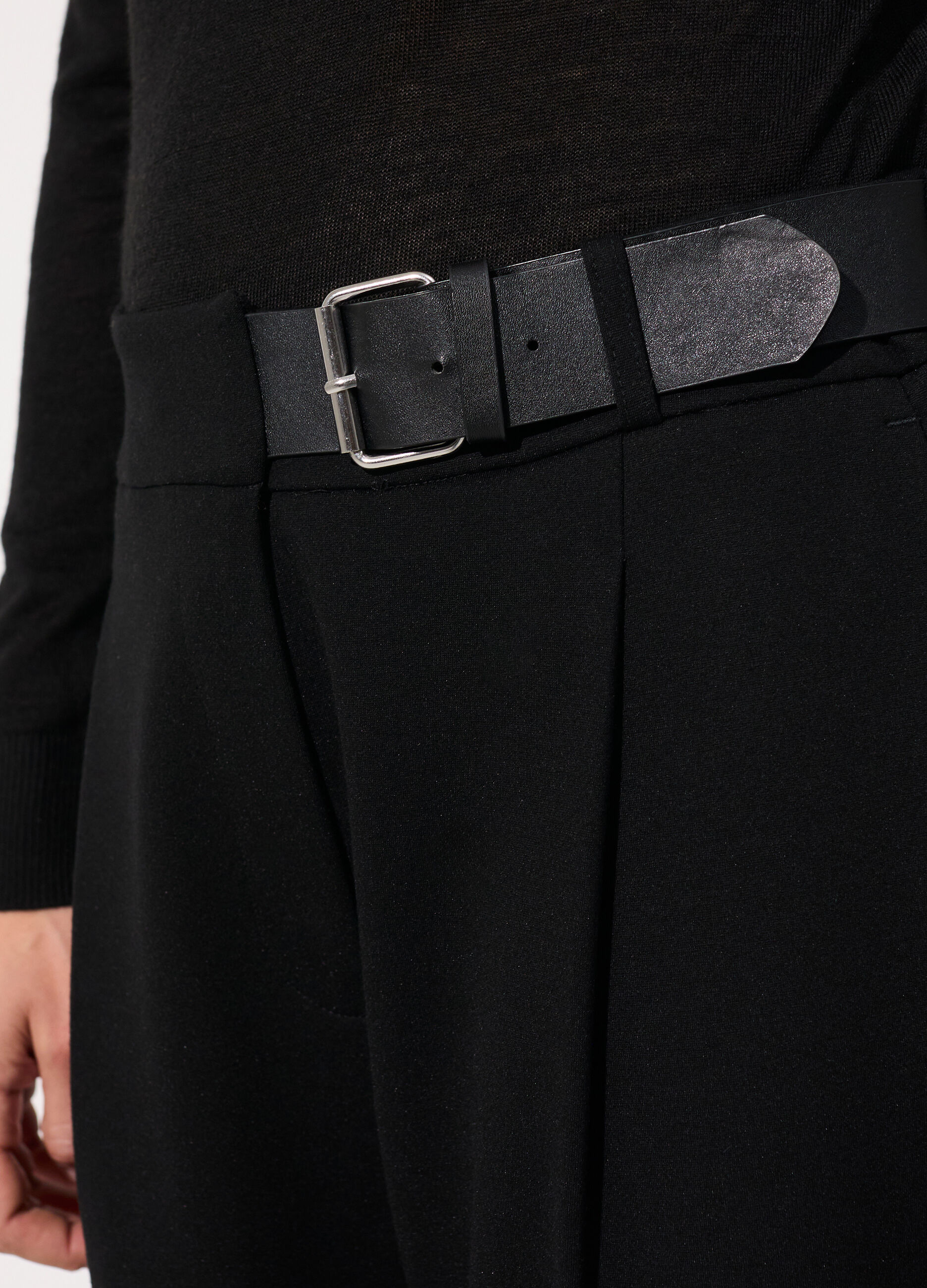 Pantalone palazzo in punto milano donna_3