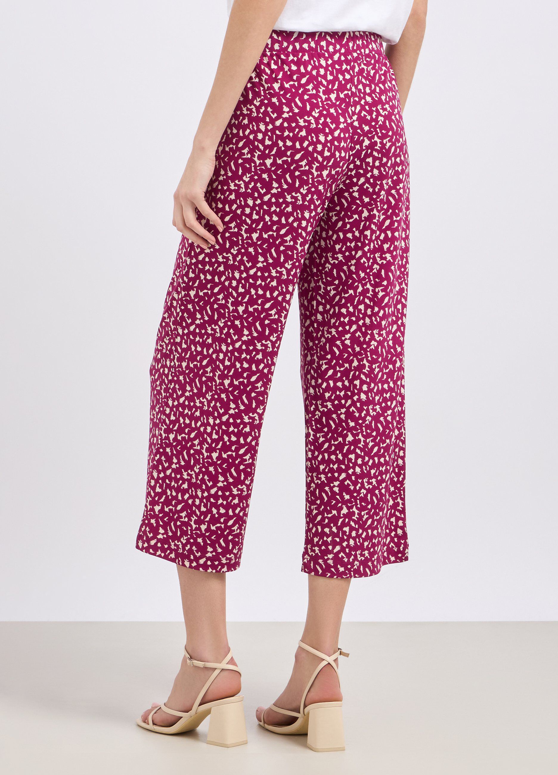 Pantaloni palazzo cropped donna_1
