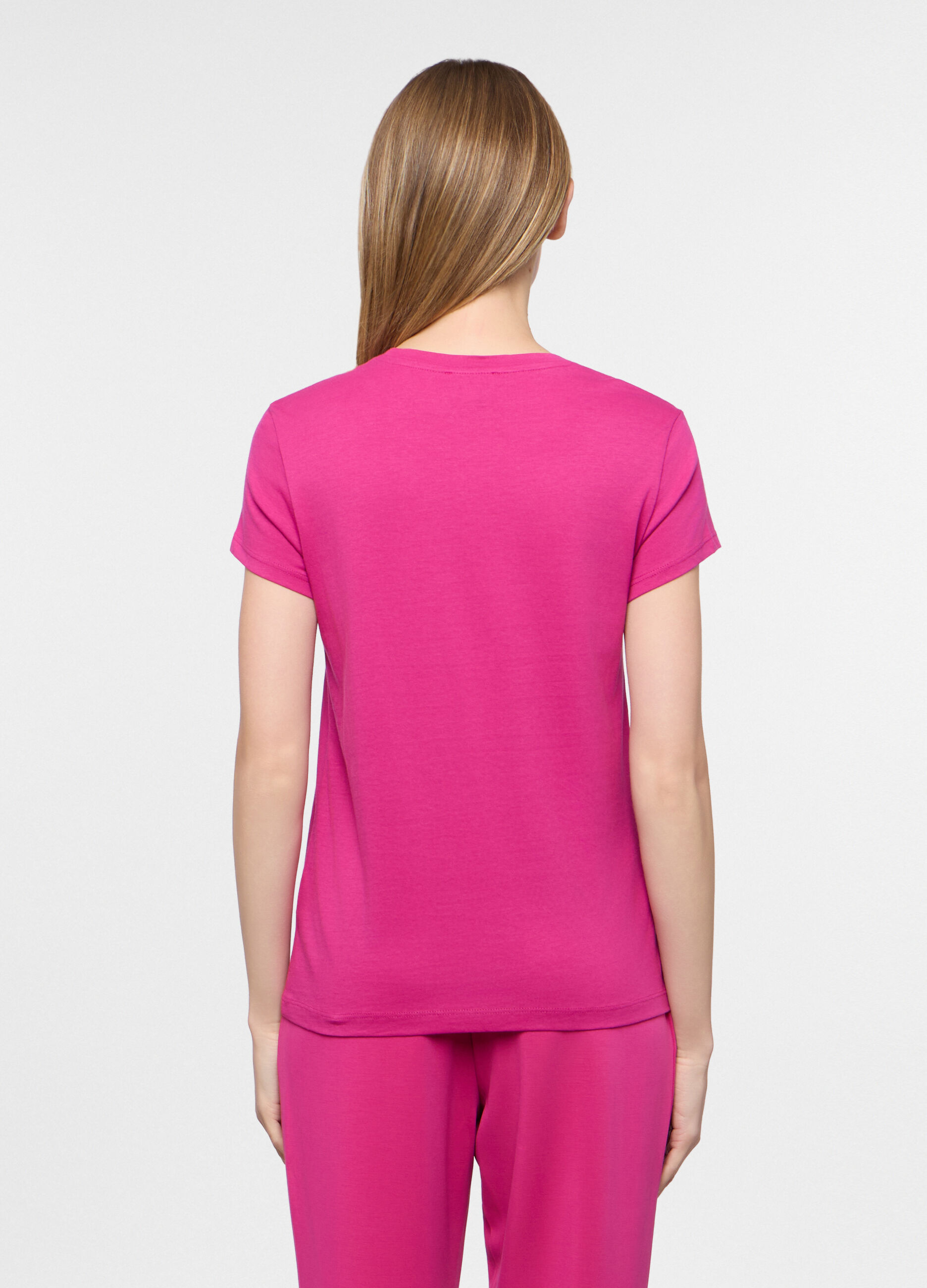T-shirt girocollo donna_1