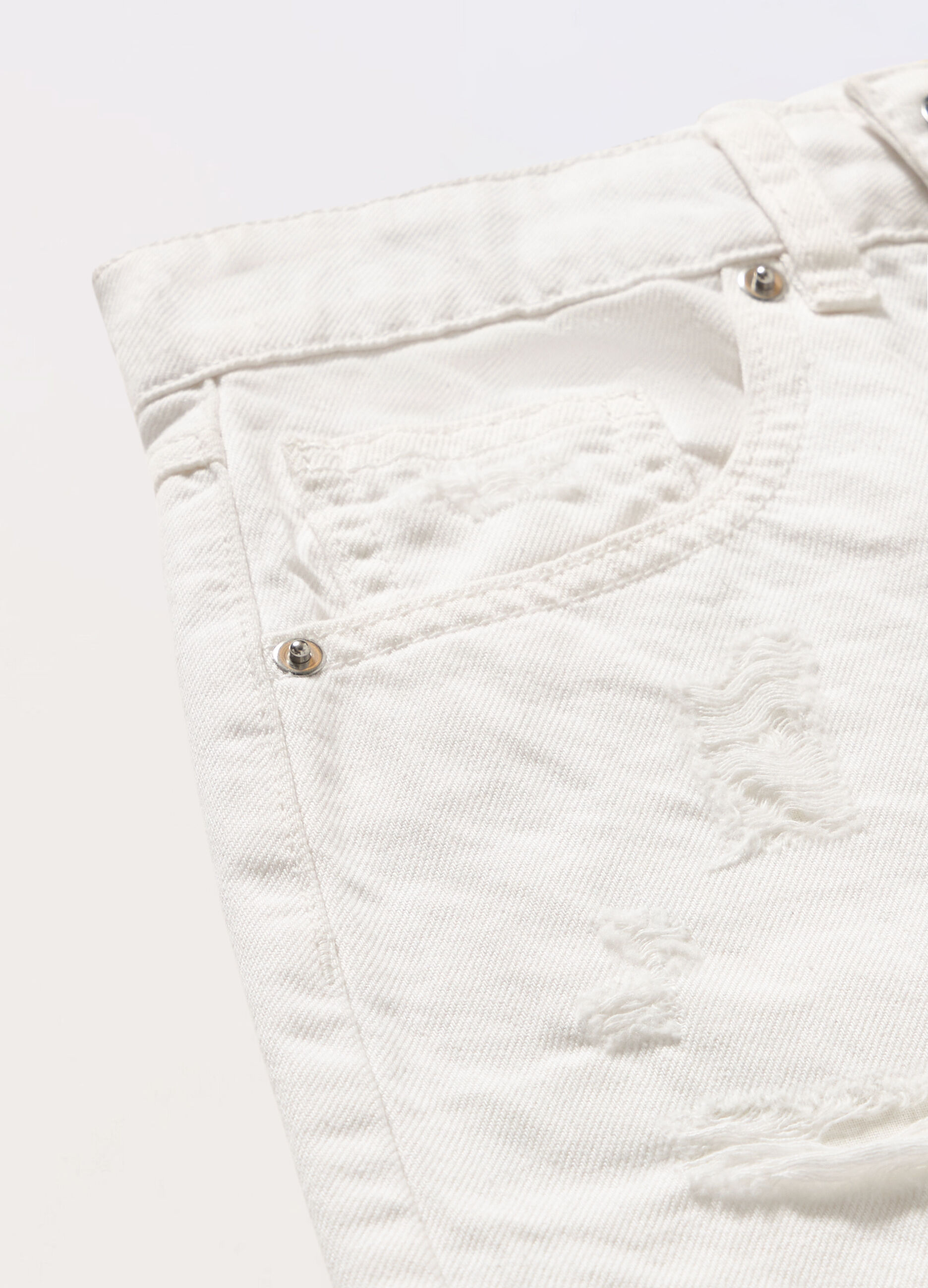 Shorts in denim di cotone ragazzo_0