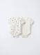 Pack 2 body incrociati in interlock di puro cotone neonato_0