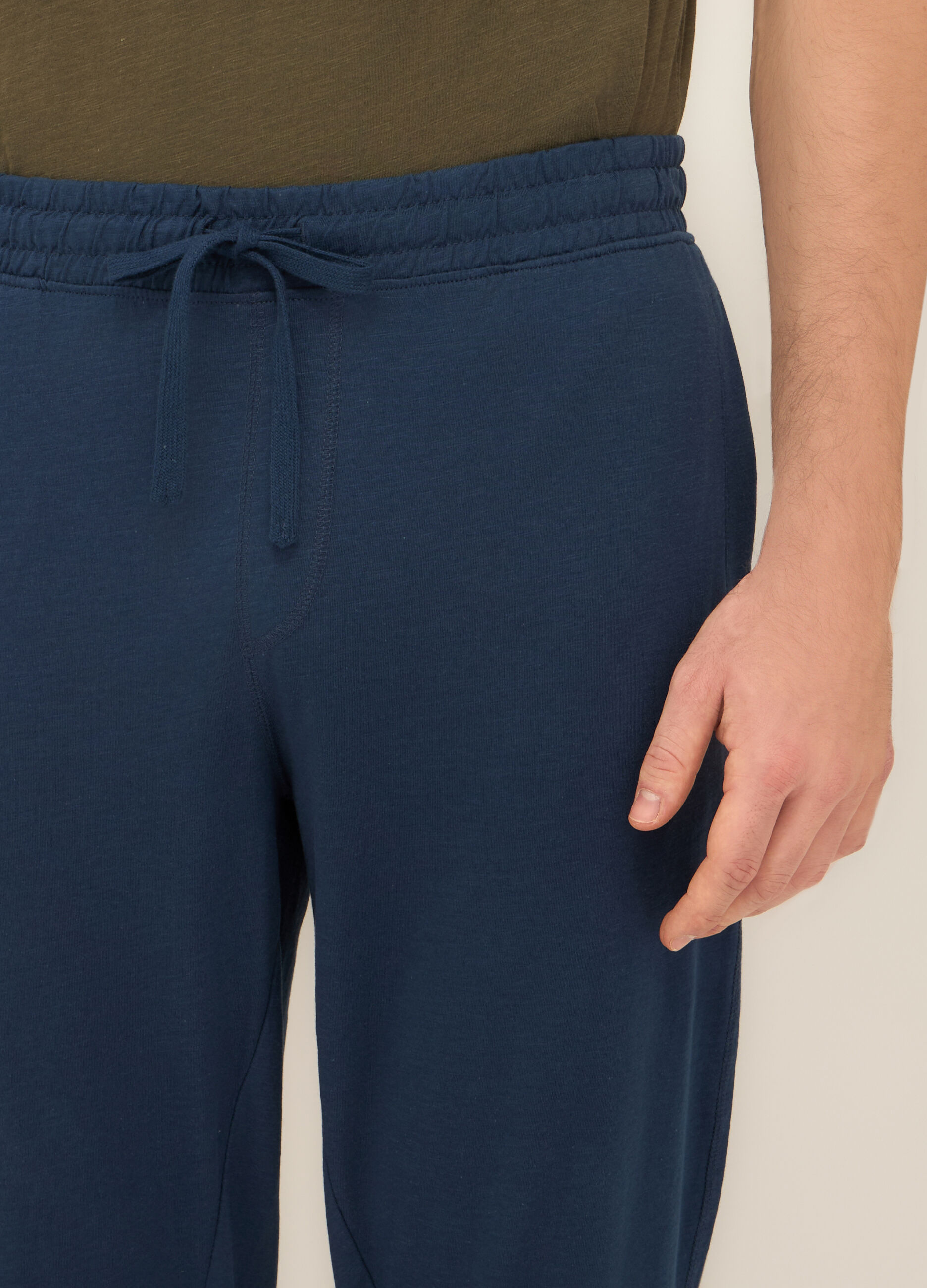 Jogger in cotone mélange uomo