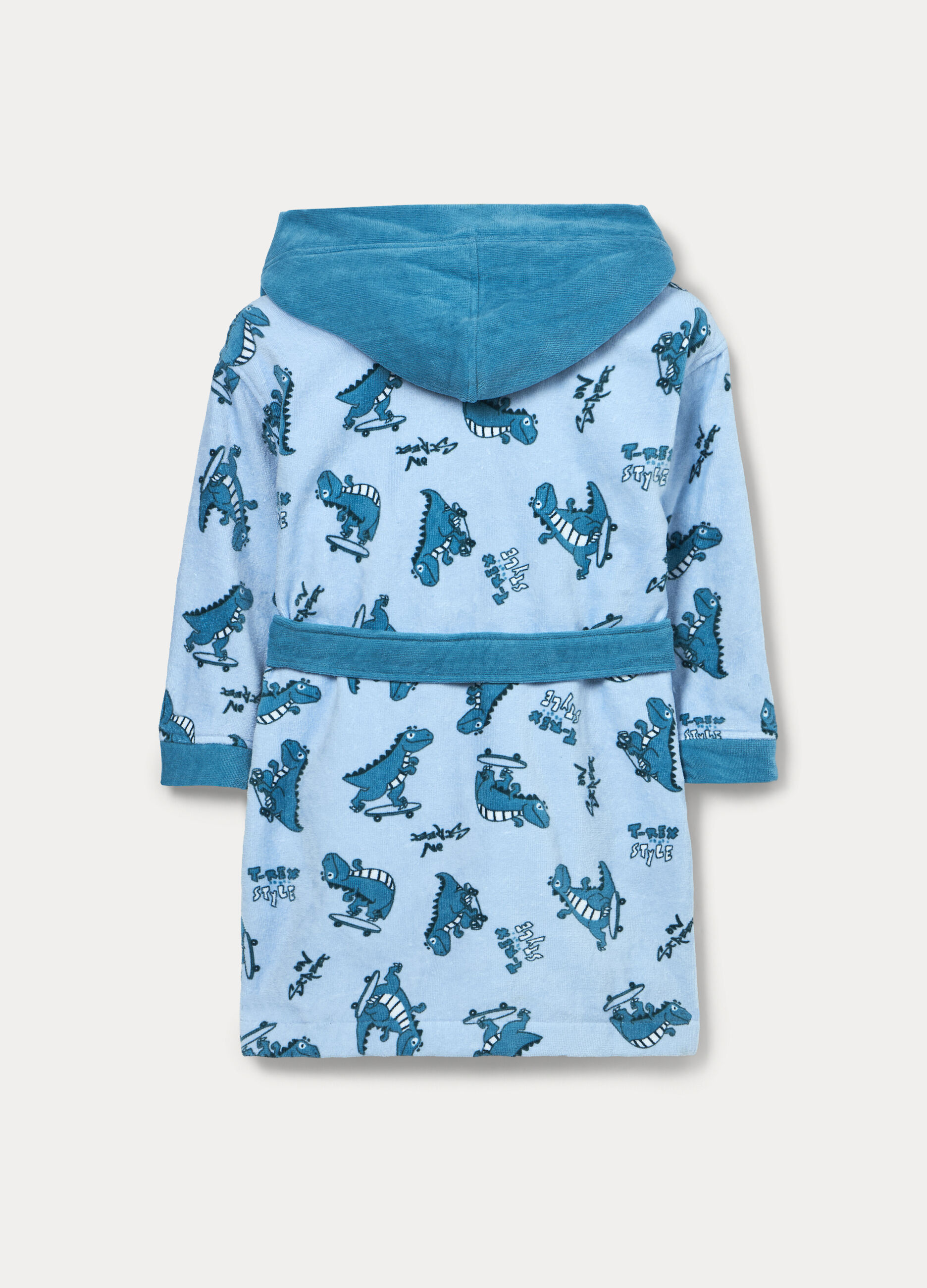 Accappatoio in puro cotone velour bambino _1