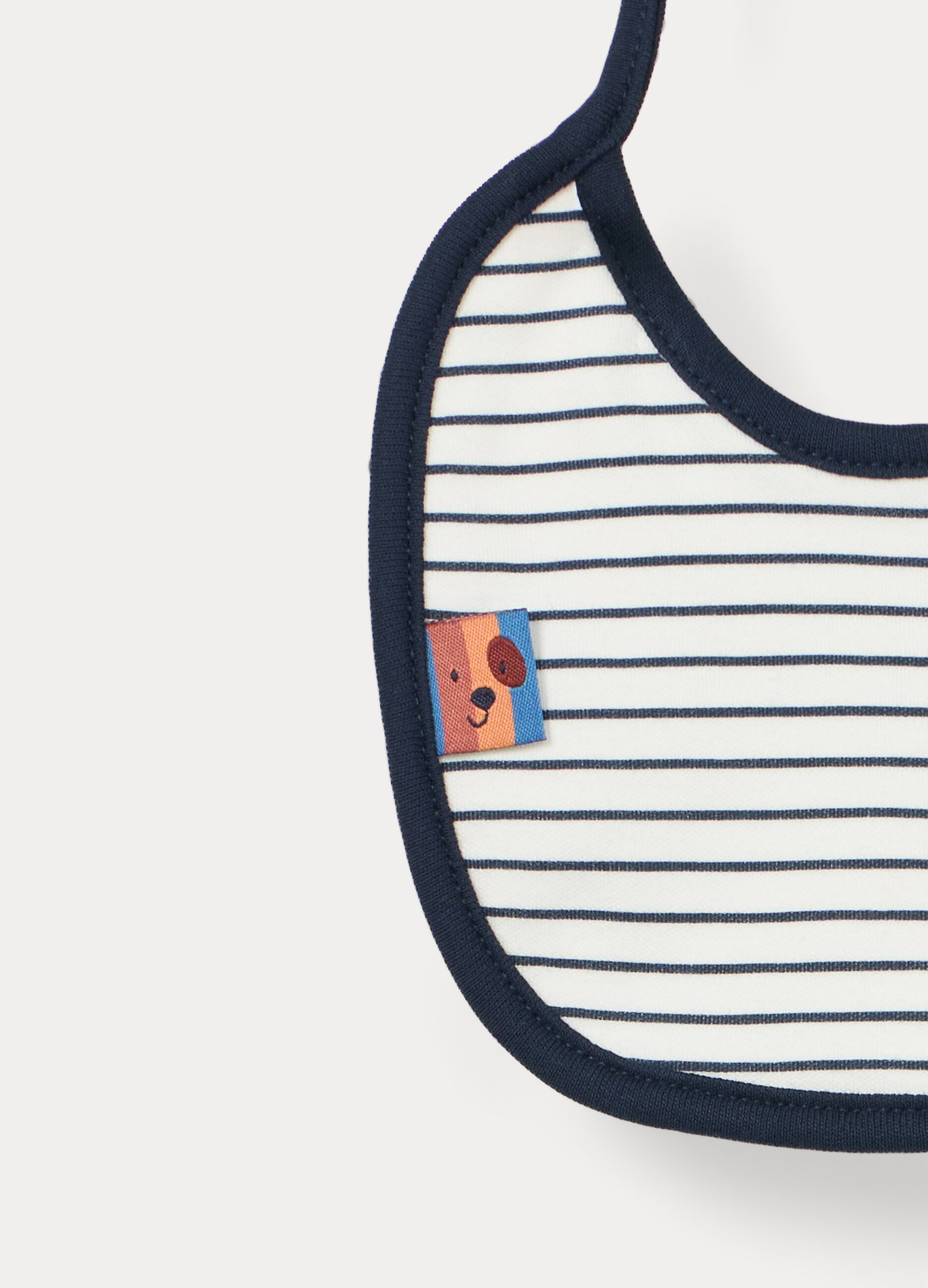 Bavaglini in interlock di puro cotone neonato_2