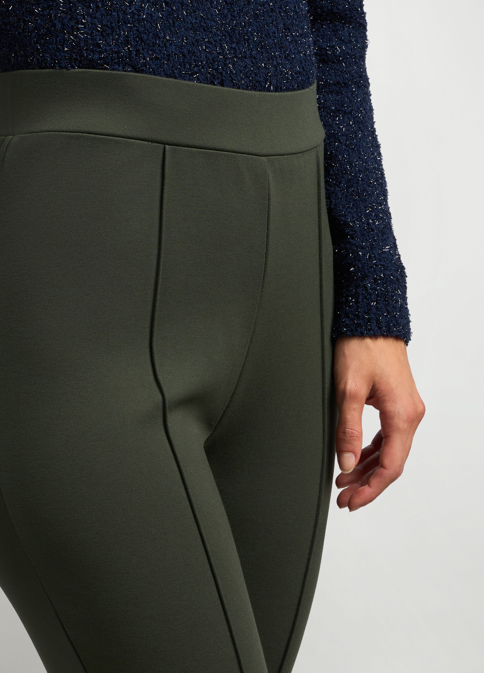 Leggings in punto Milano donna_2