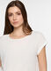 Blusa regular fit con scollo rotondo donna_2