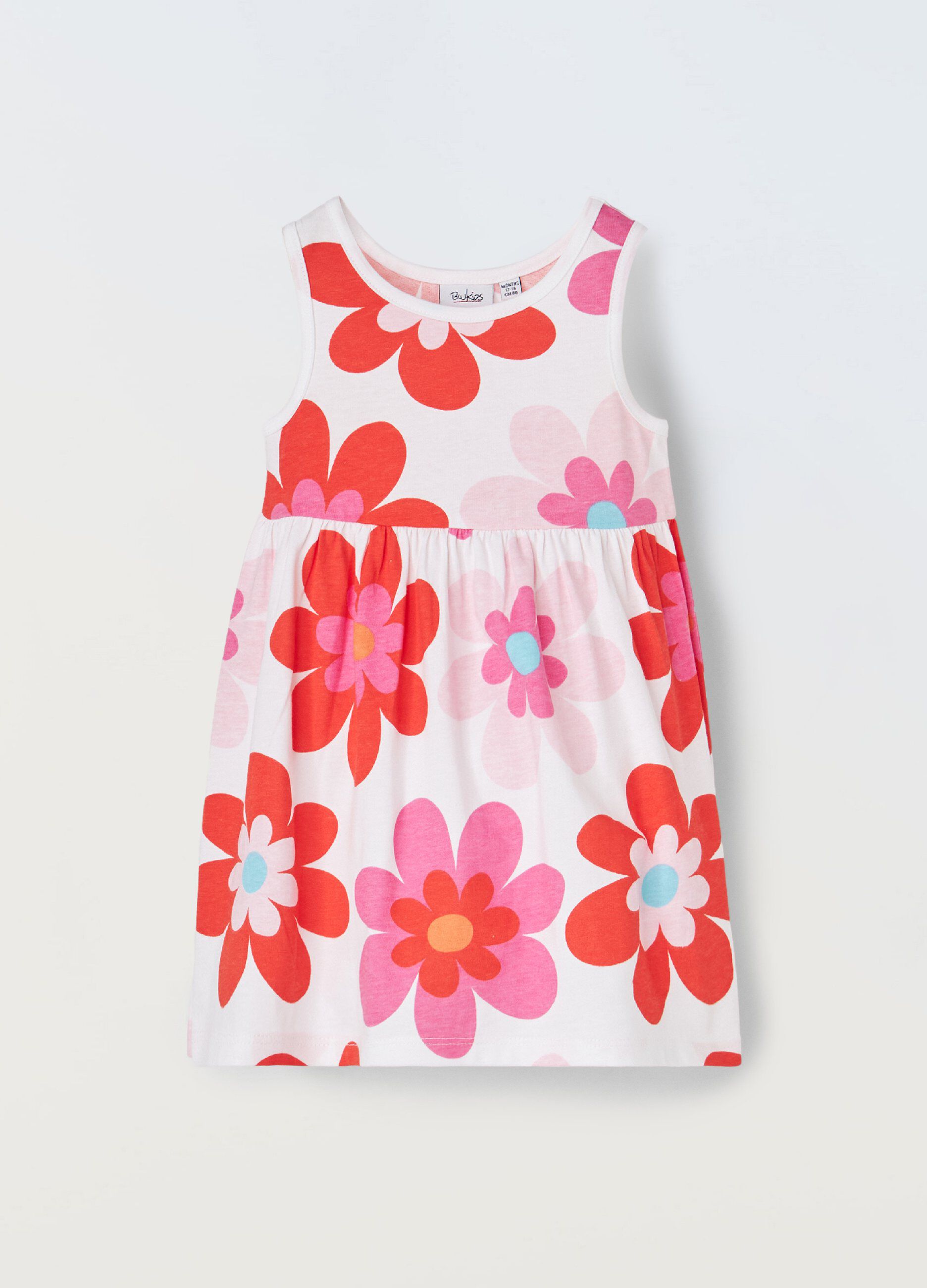Vestito in puro cotone neonata_0