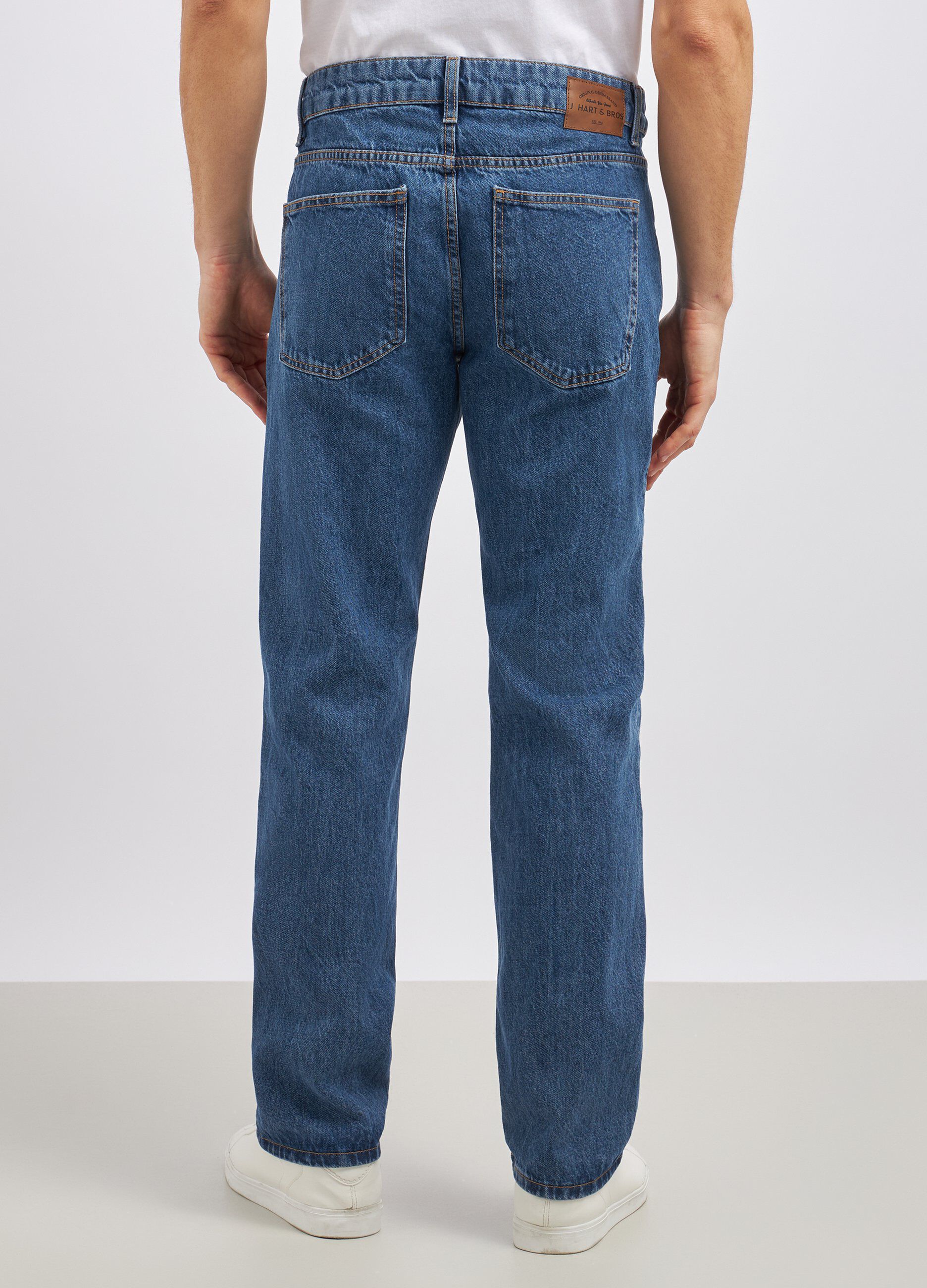 Jeans regular fit in puro cotone uomo_2