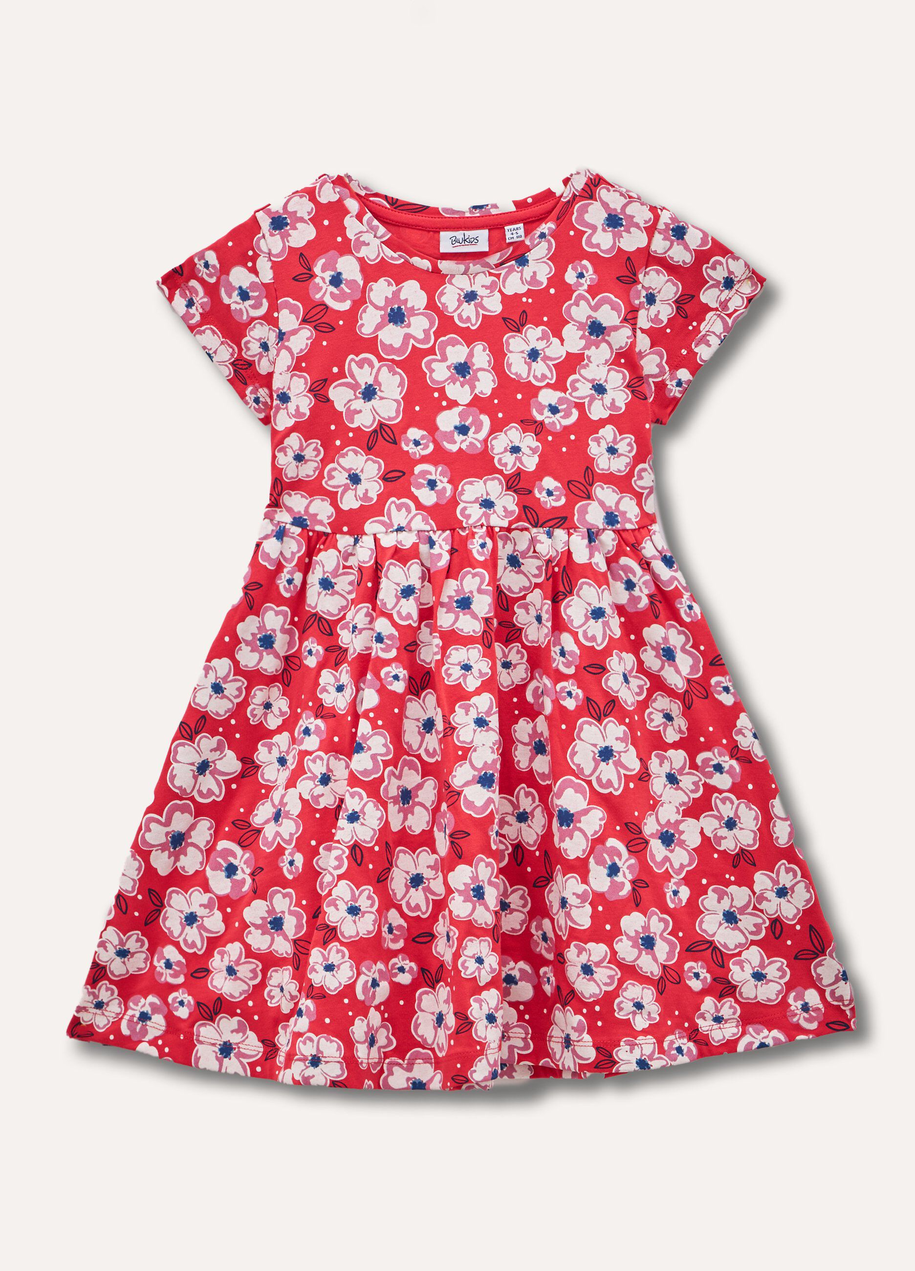 Abito corto in puro cotone bambina_0