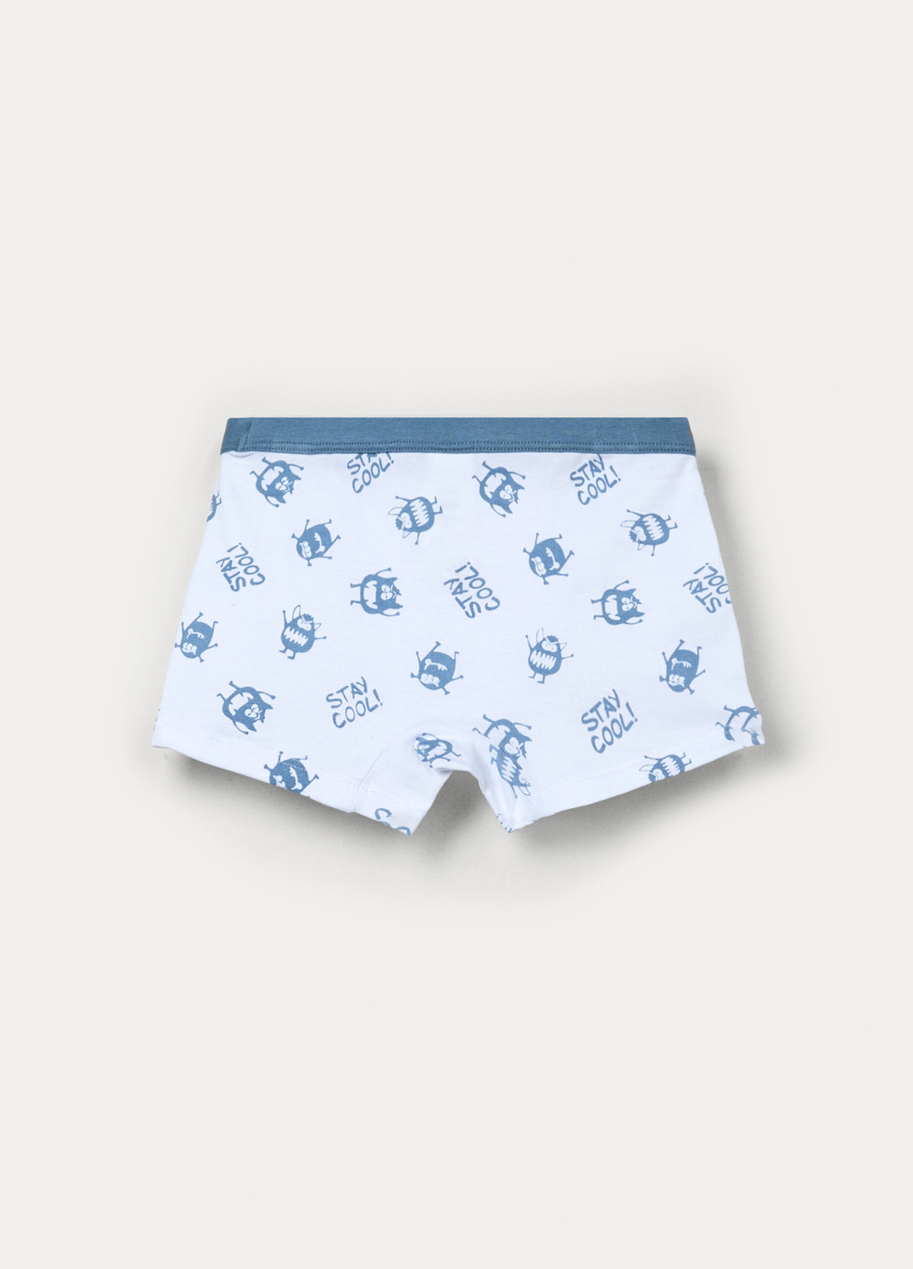 Boxer in jersey di cotone stretch bambino_1