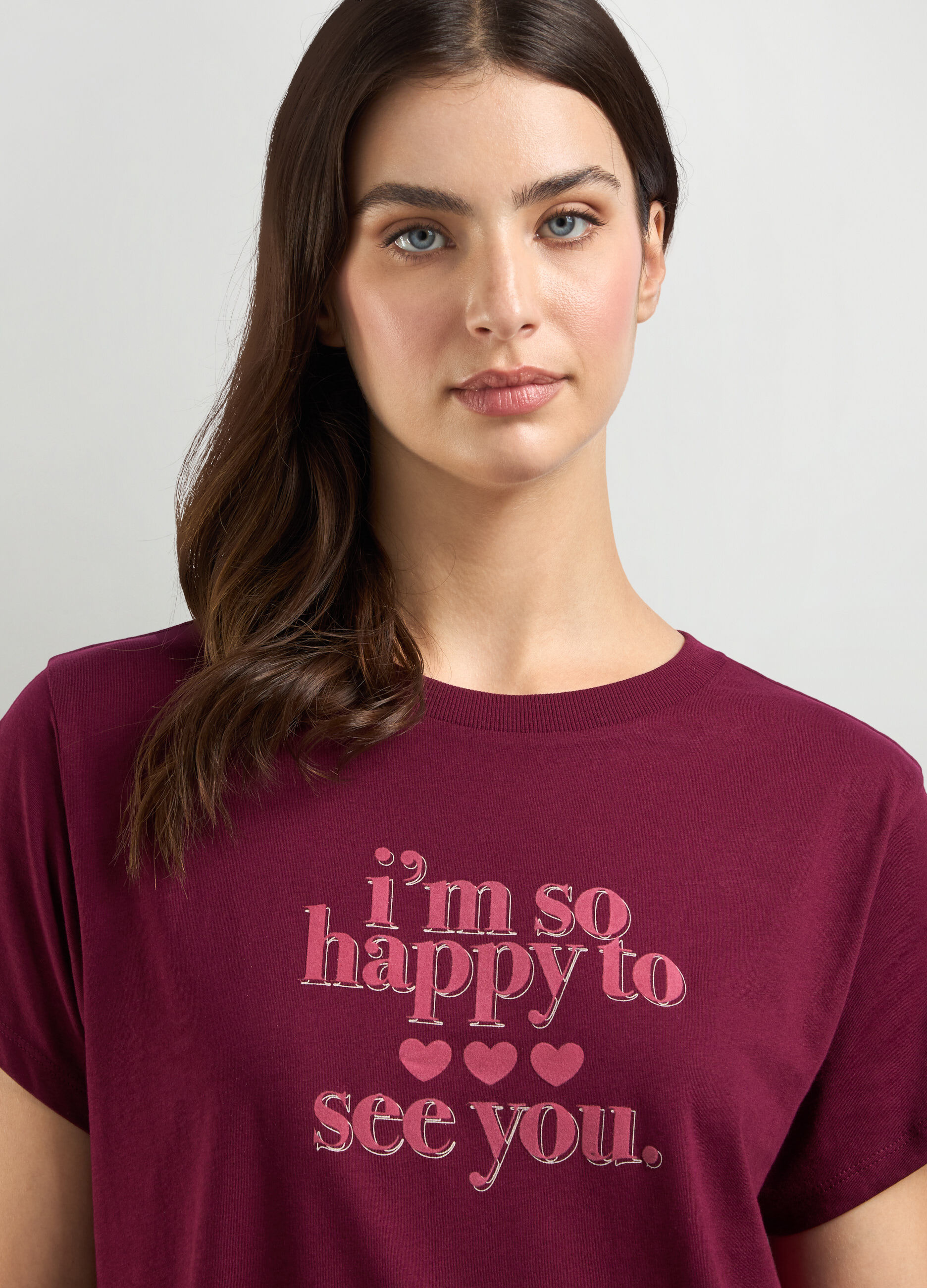 T-shirt in puro cotone donna_2