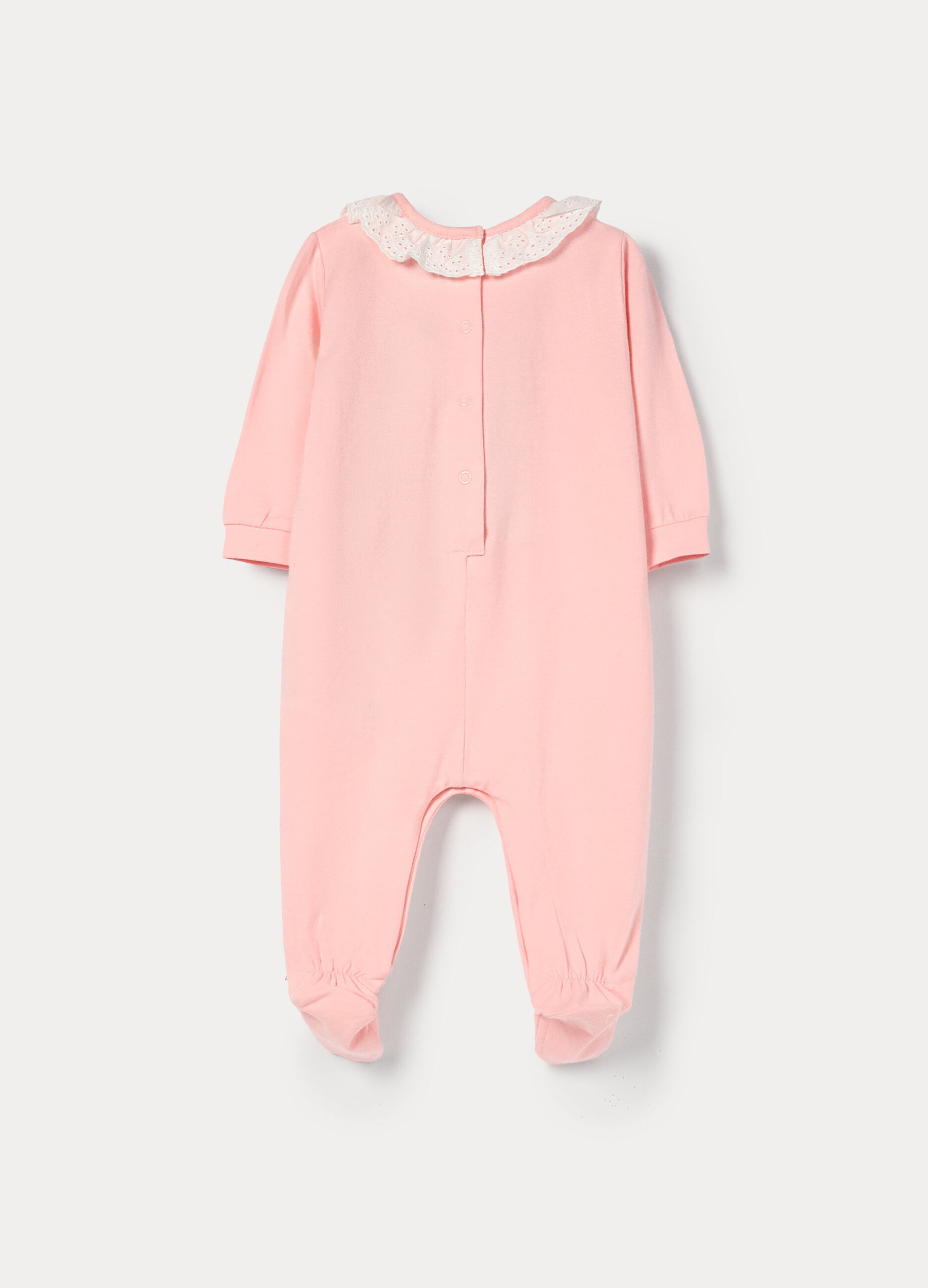 Tutina in jersey di cotone stretch neonata_1