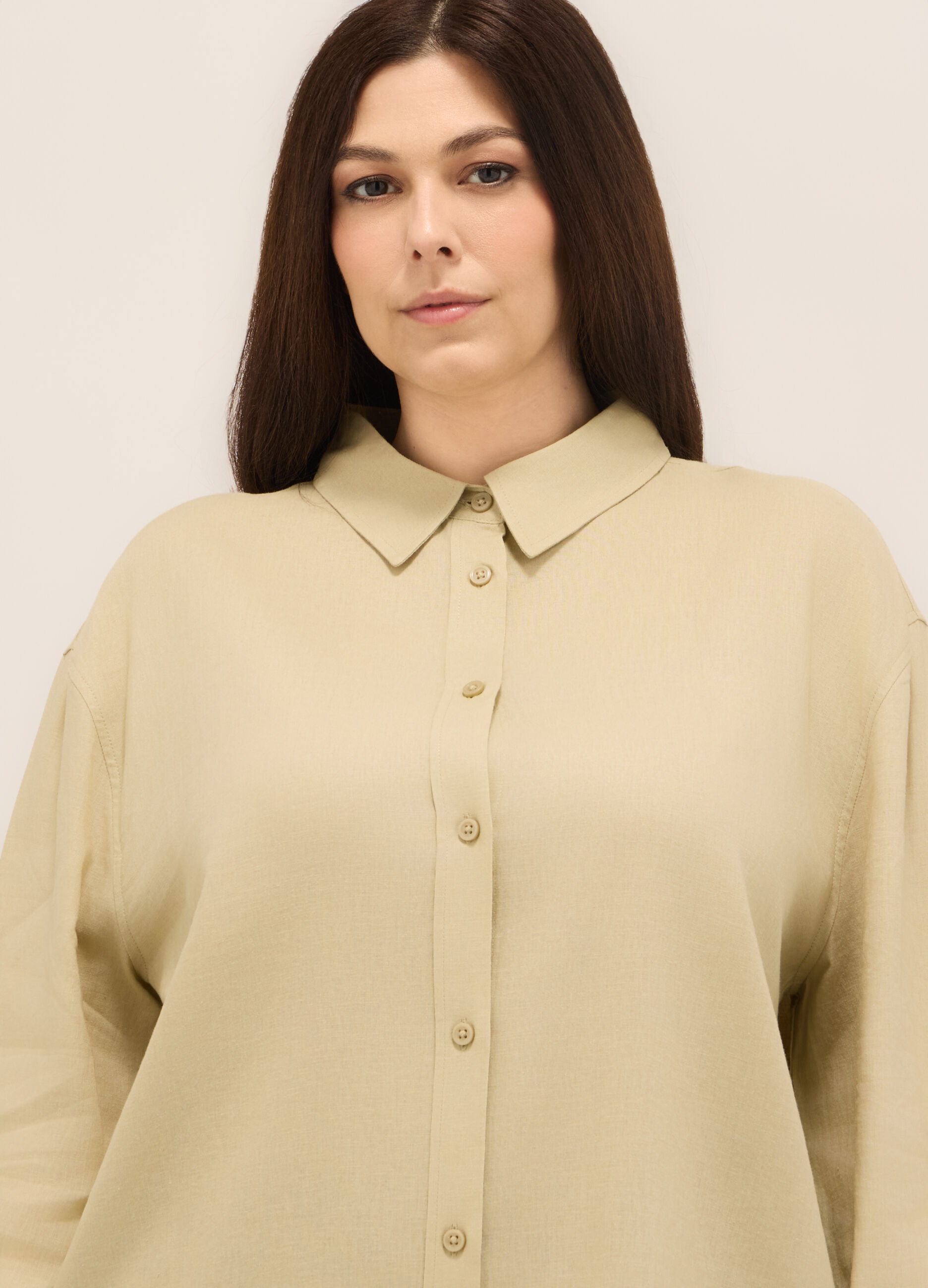 Camicia misto lino donna curvy_2