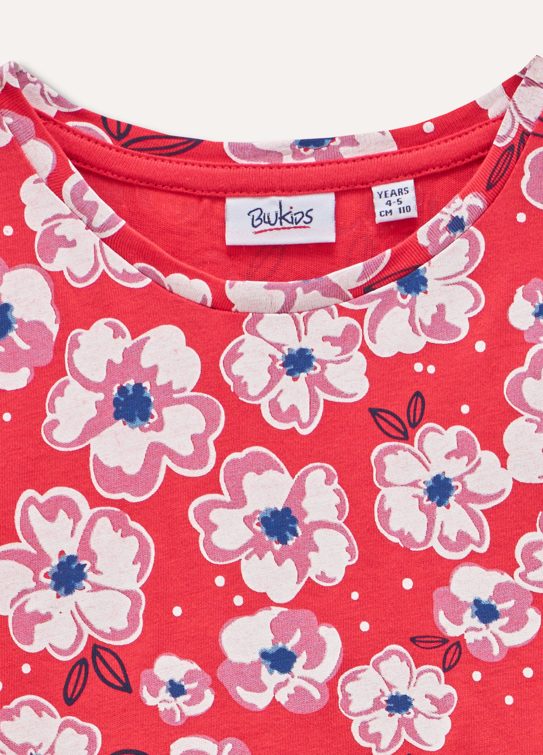 Abito corto in puro cotone bambina_1
