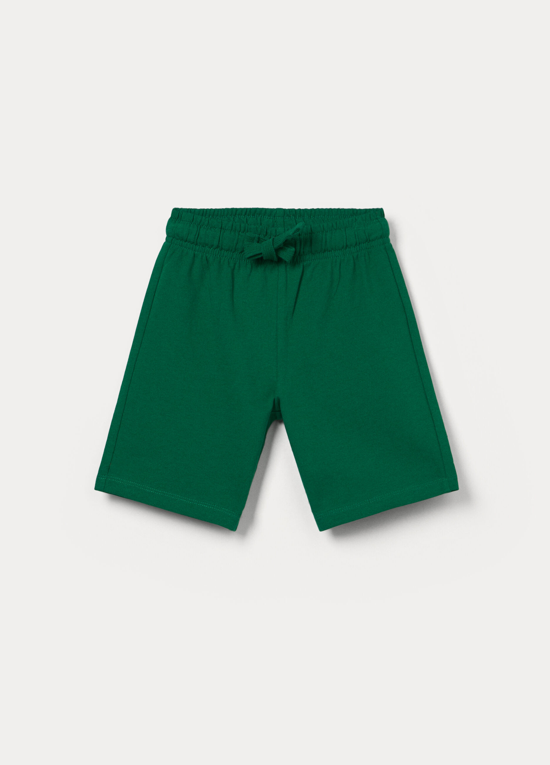 Shorts in french terry di puro cotone bambino_0