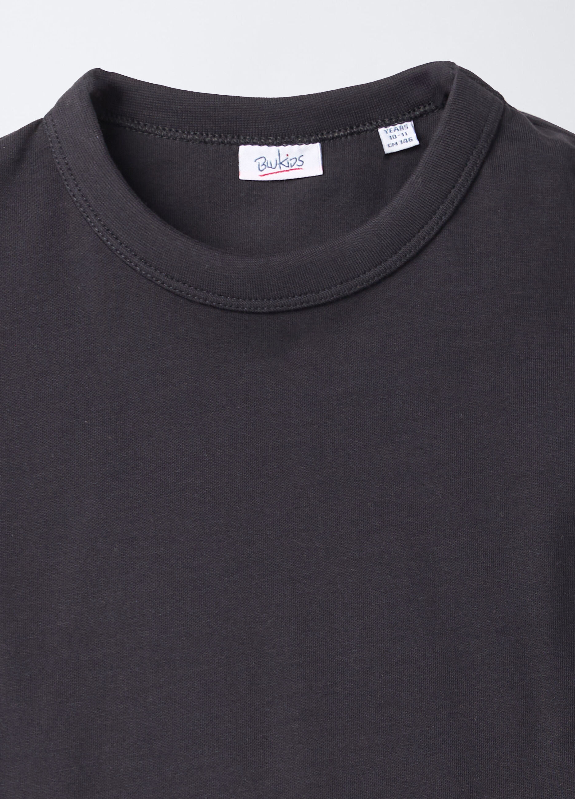 T-shirt girocollo in jersey di puro cotone ragazza_2