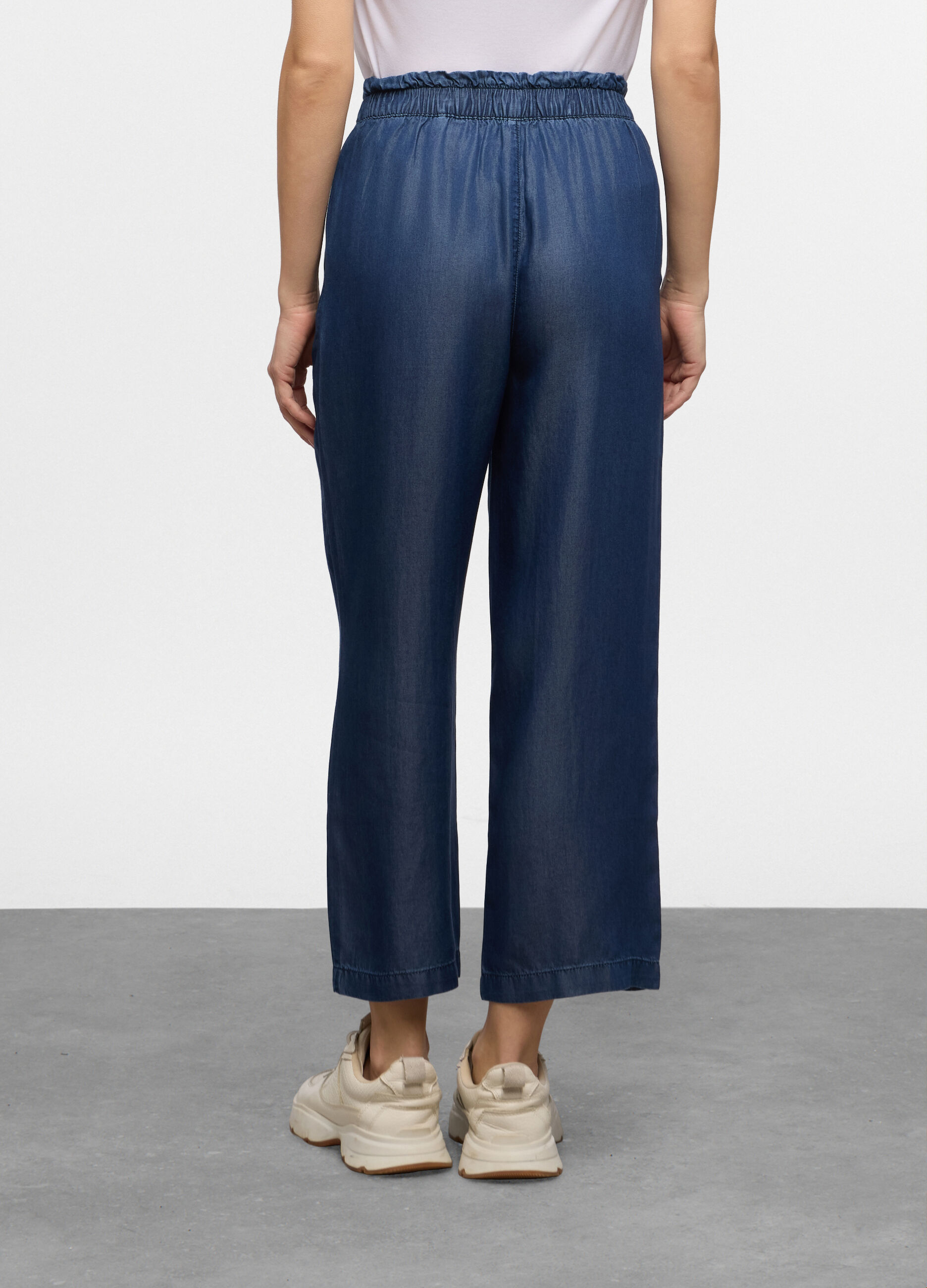Jogger fit regular in Lyocell donna_1