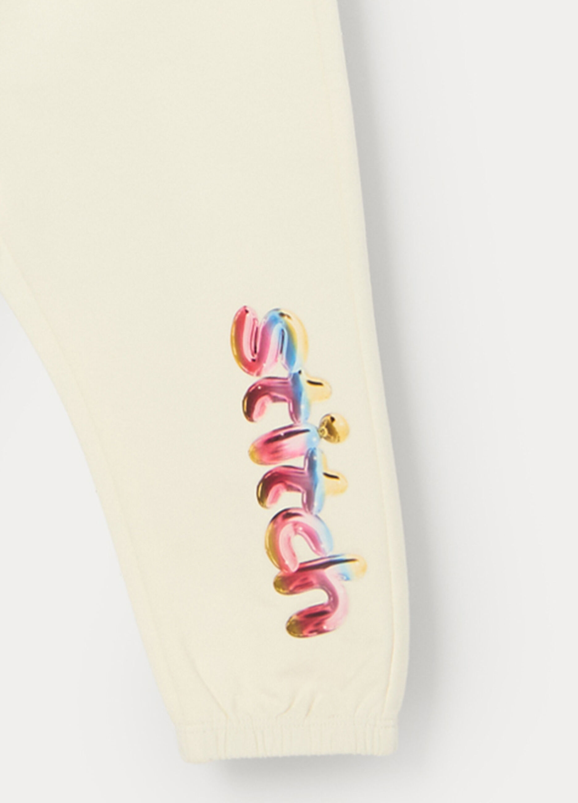 Jogging set Disney in french terry di cotone stretch bimba_3