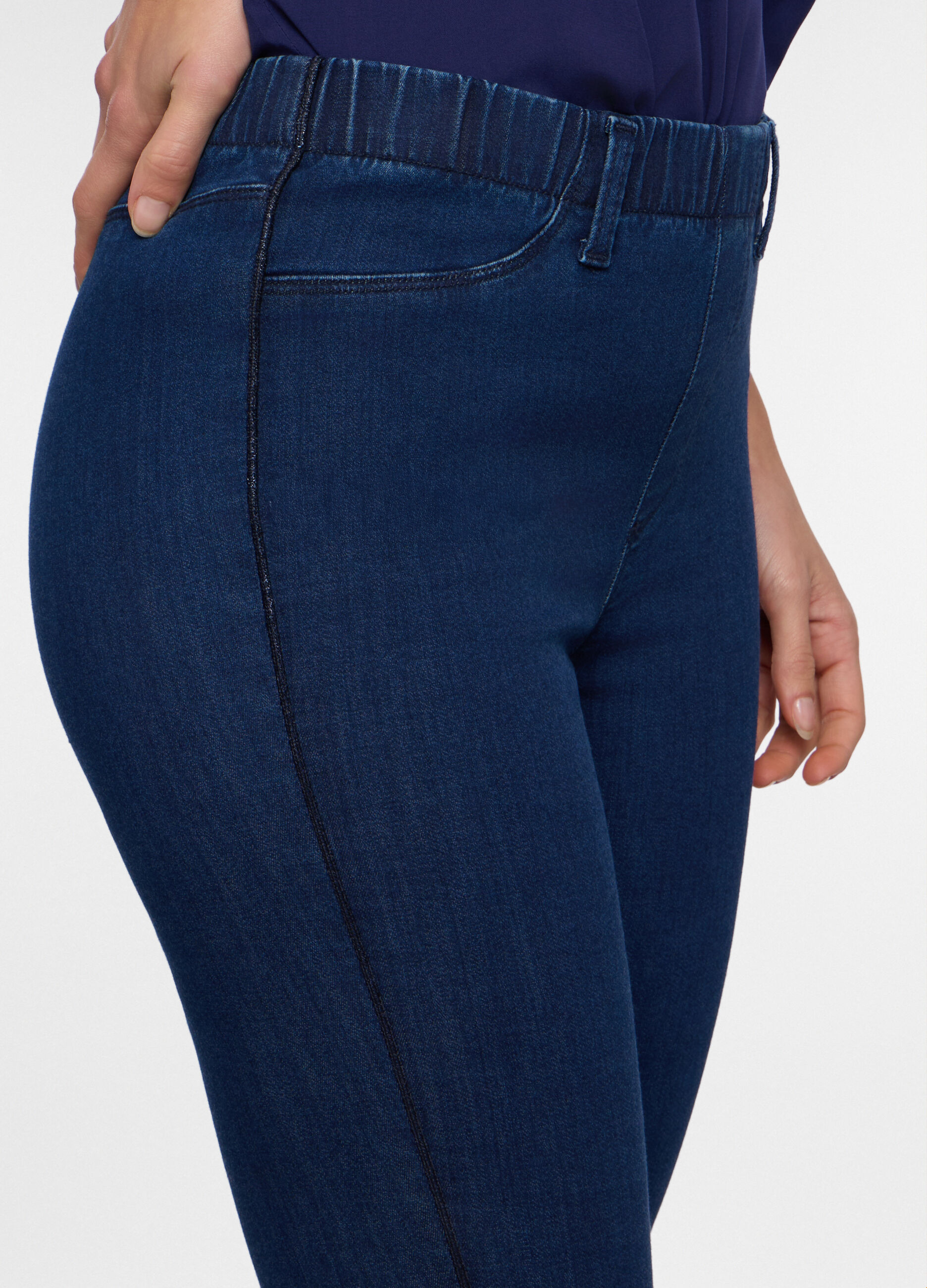 Jeggings misto cotone stretch donna_2