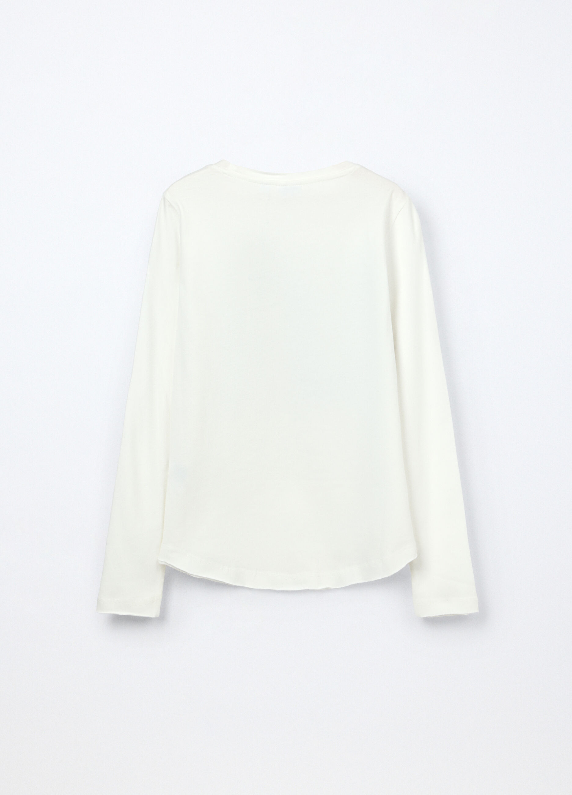 T-shirt in jersey di puro cotone ragazza_1