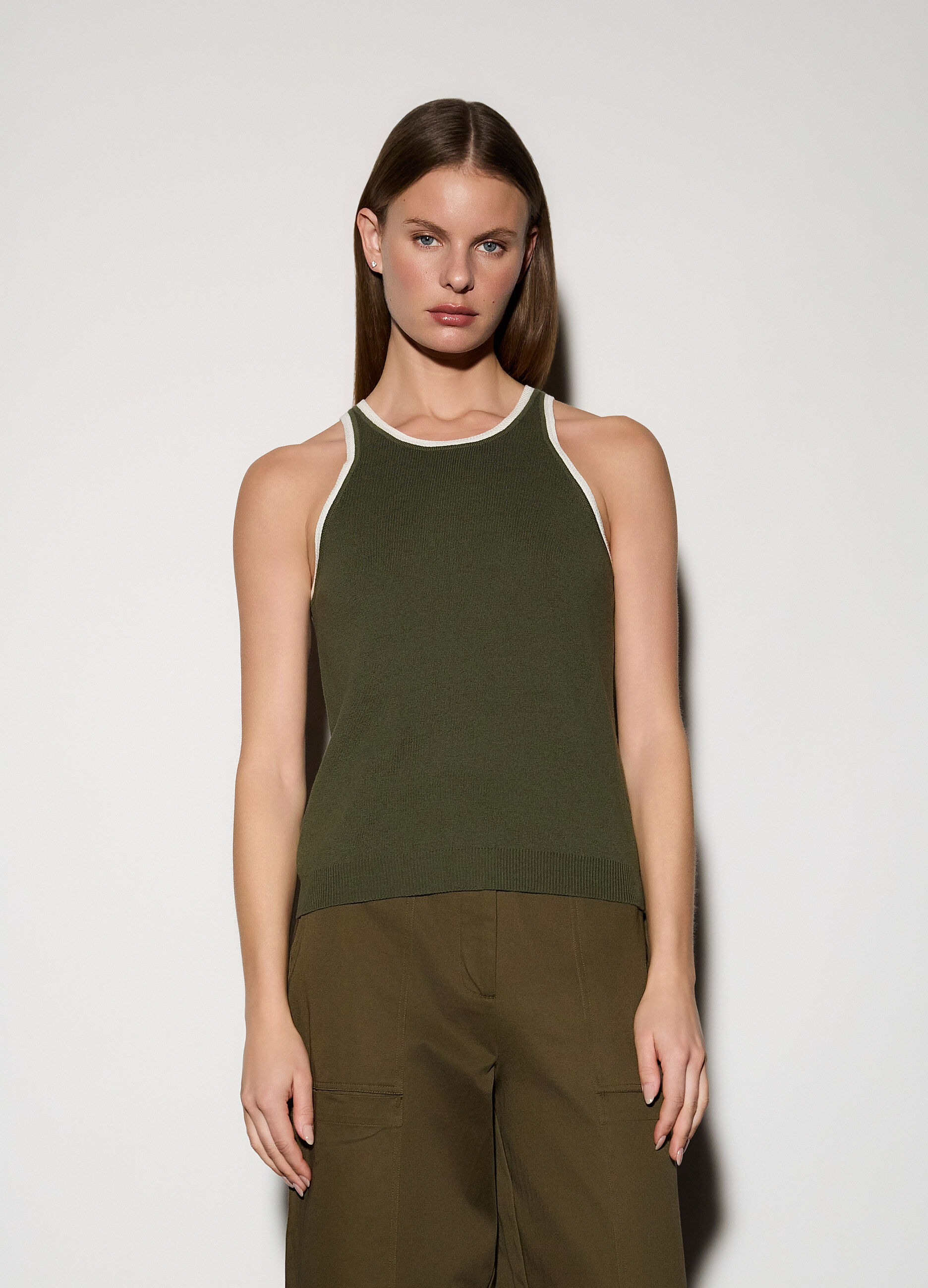 Canotta girocollo donna_1