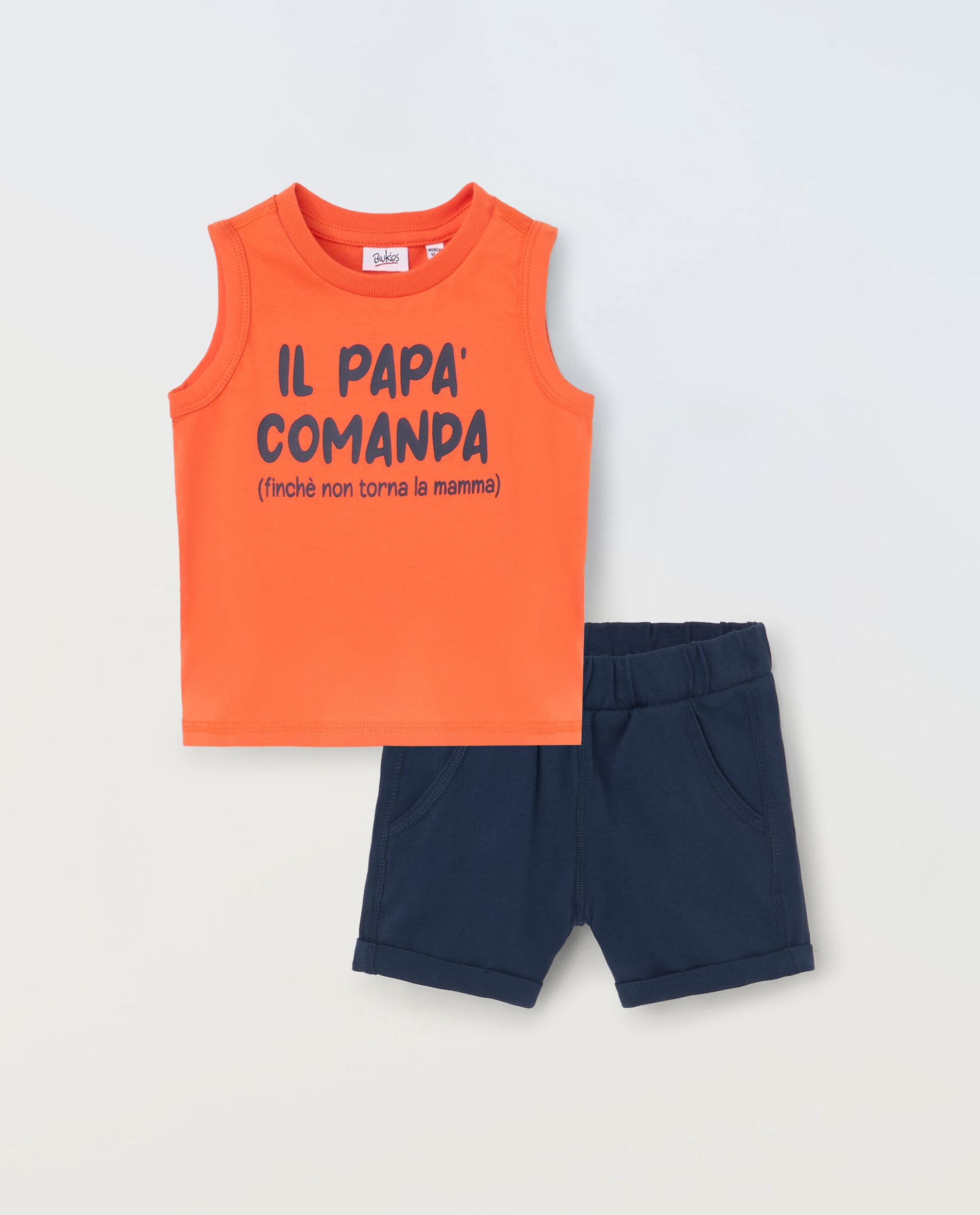 Jogging set in puro cotone neonato_0