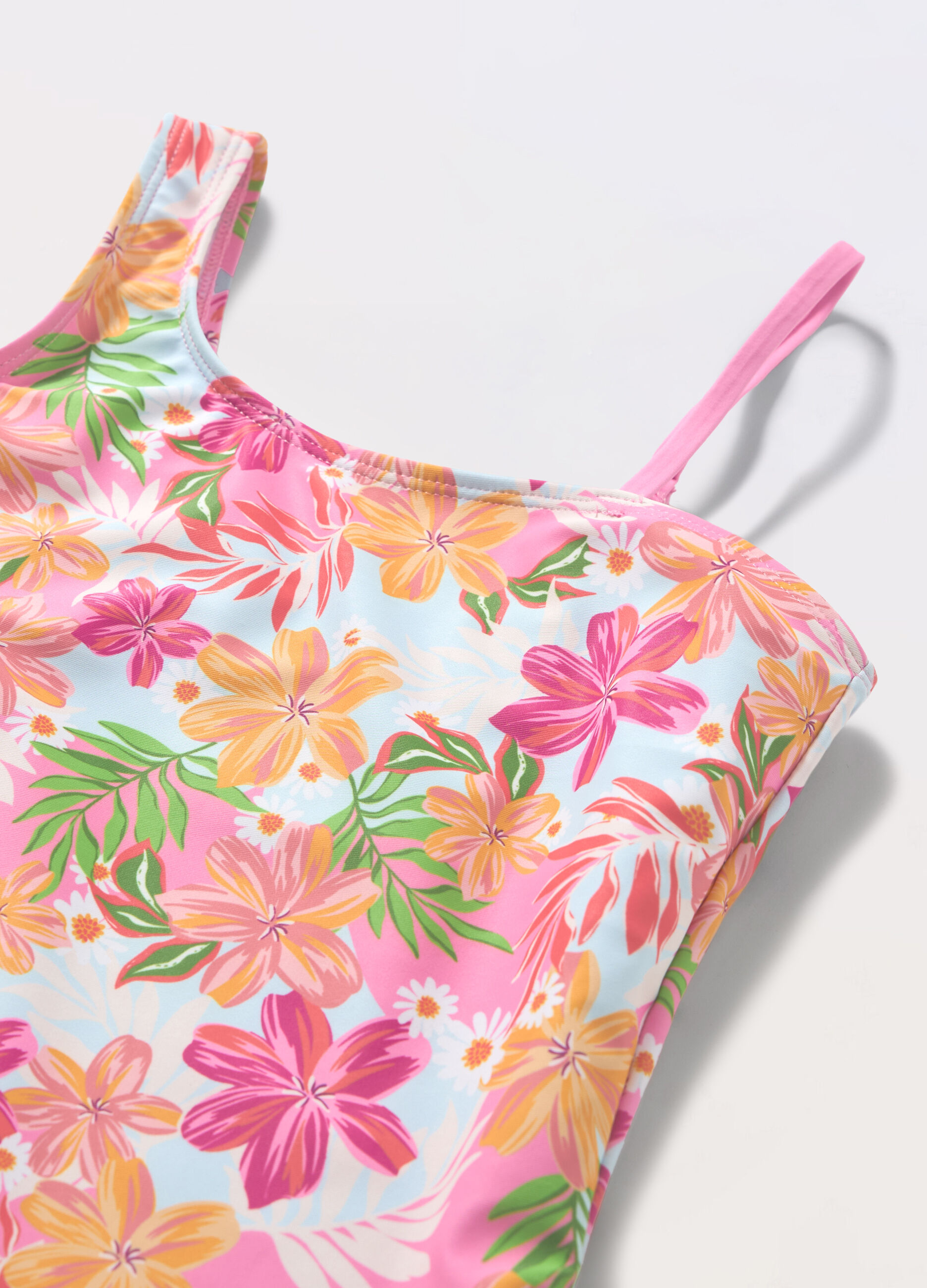 Costume intero floreale ragazza_1