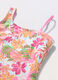 Costume intero floreale ragazza_1