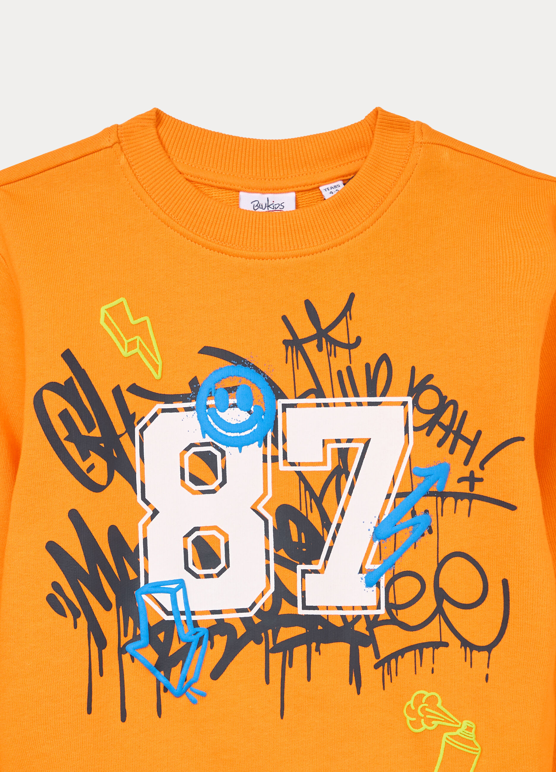 Jogging set in french terry di puro cotone bambino_2