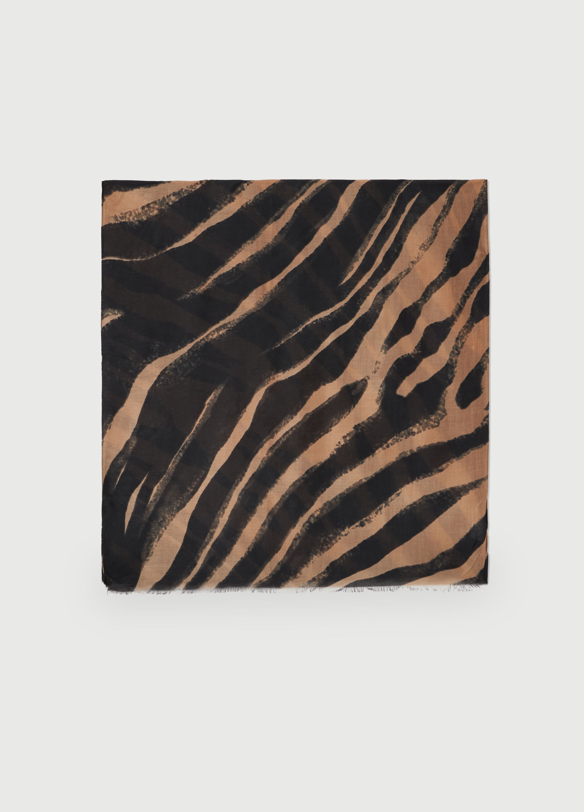 Foulard con stampa donna_0