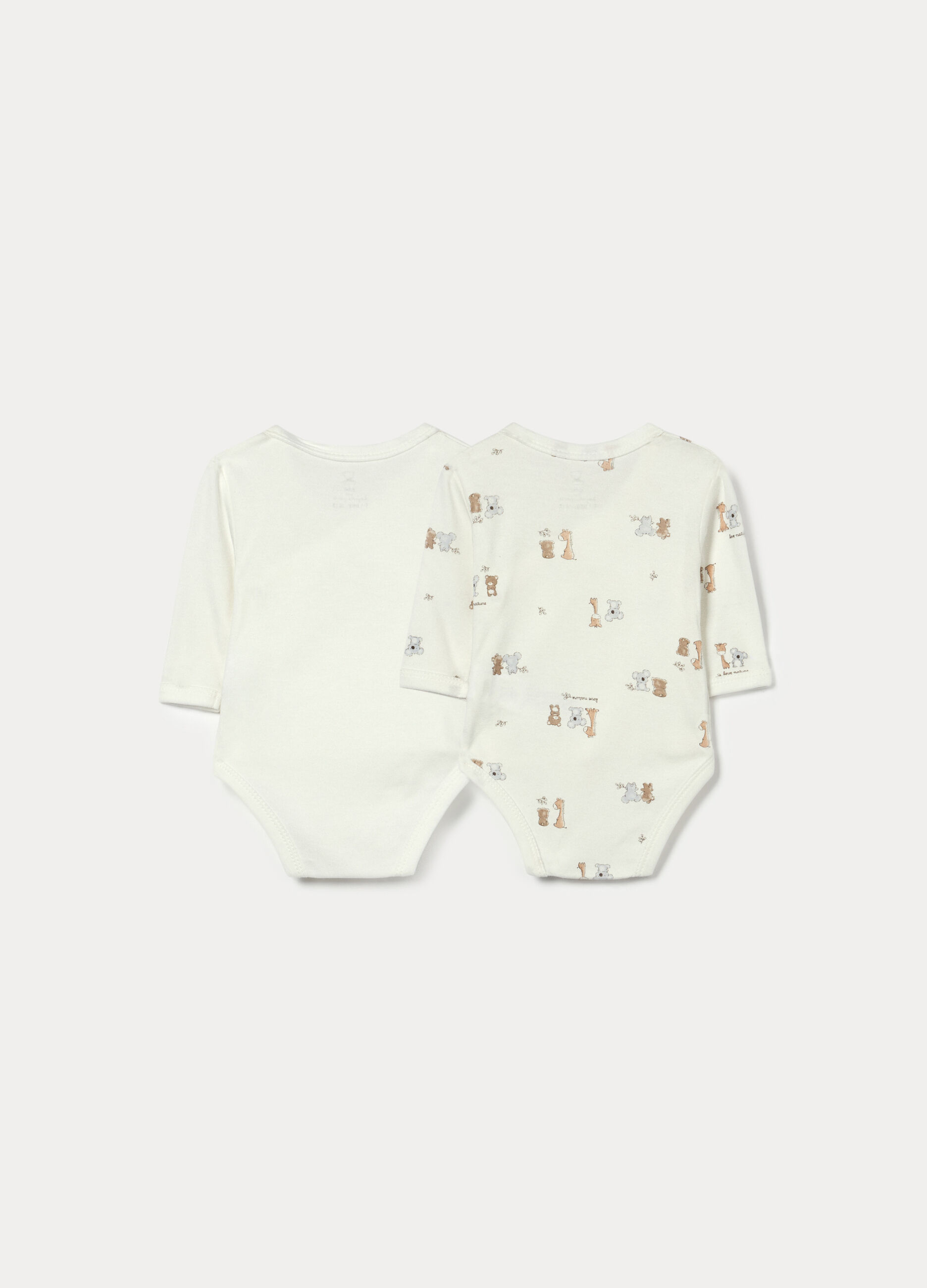 Pack 2 body in interlock di puro cotone _1