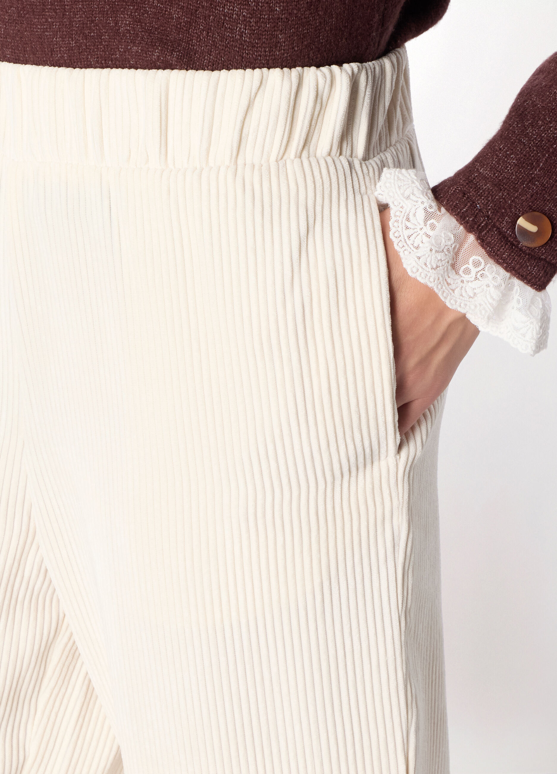 Tricot con inserti donna _2