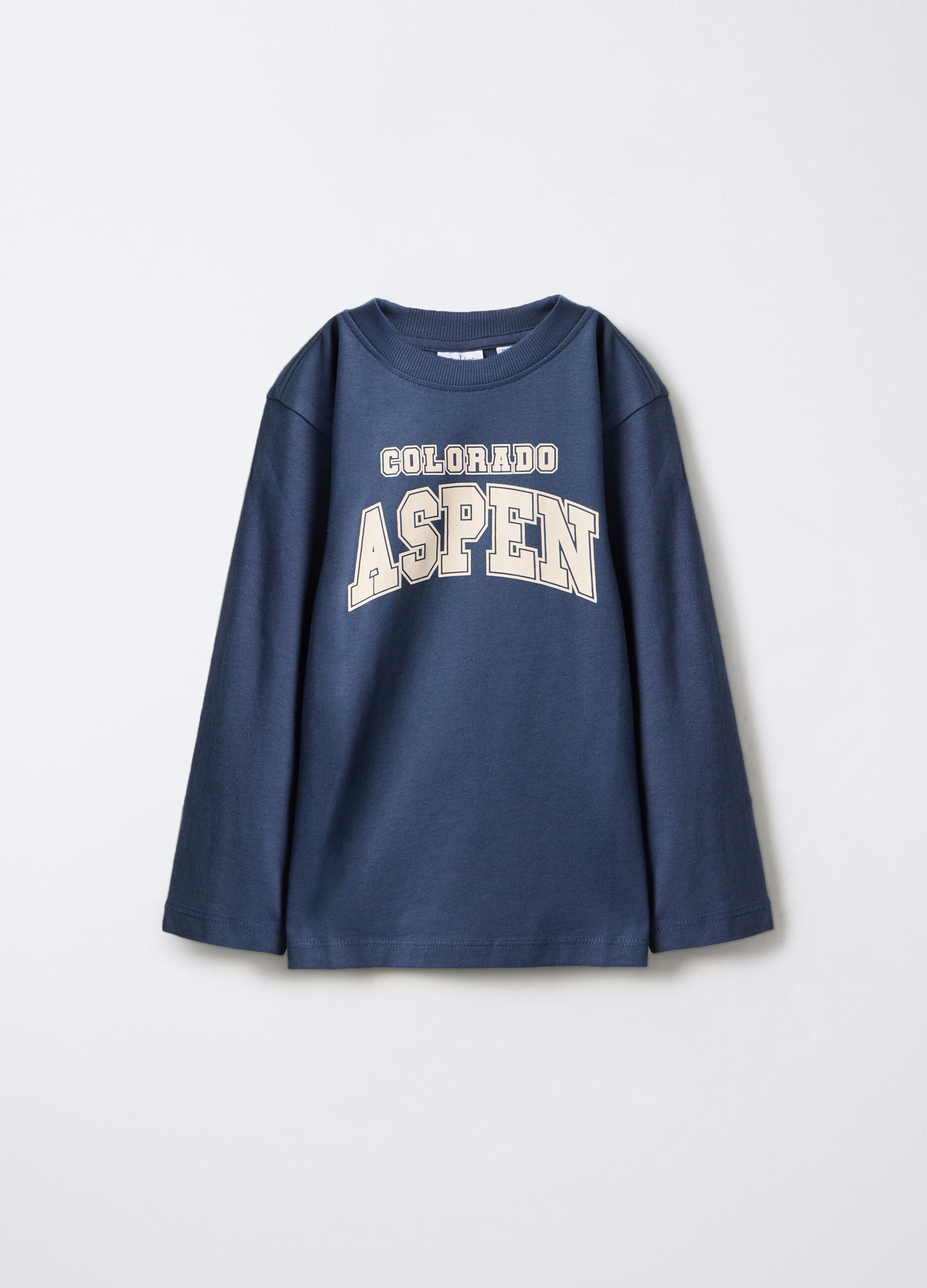 T-shirt in jersey di puro cotone bambino_0