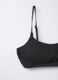Top imbottito in costina di cotone stretch ragazza_2