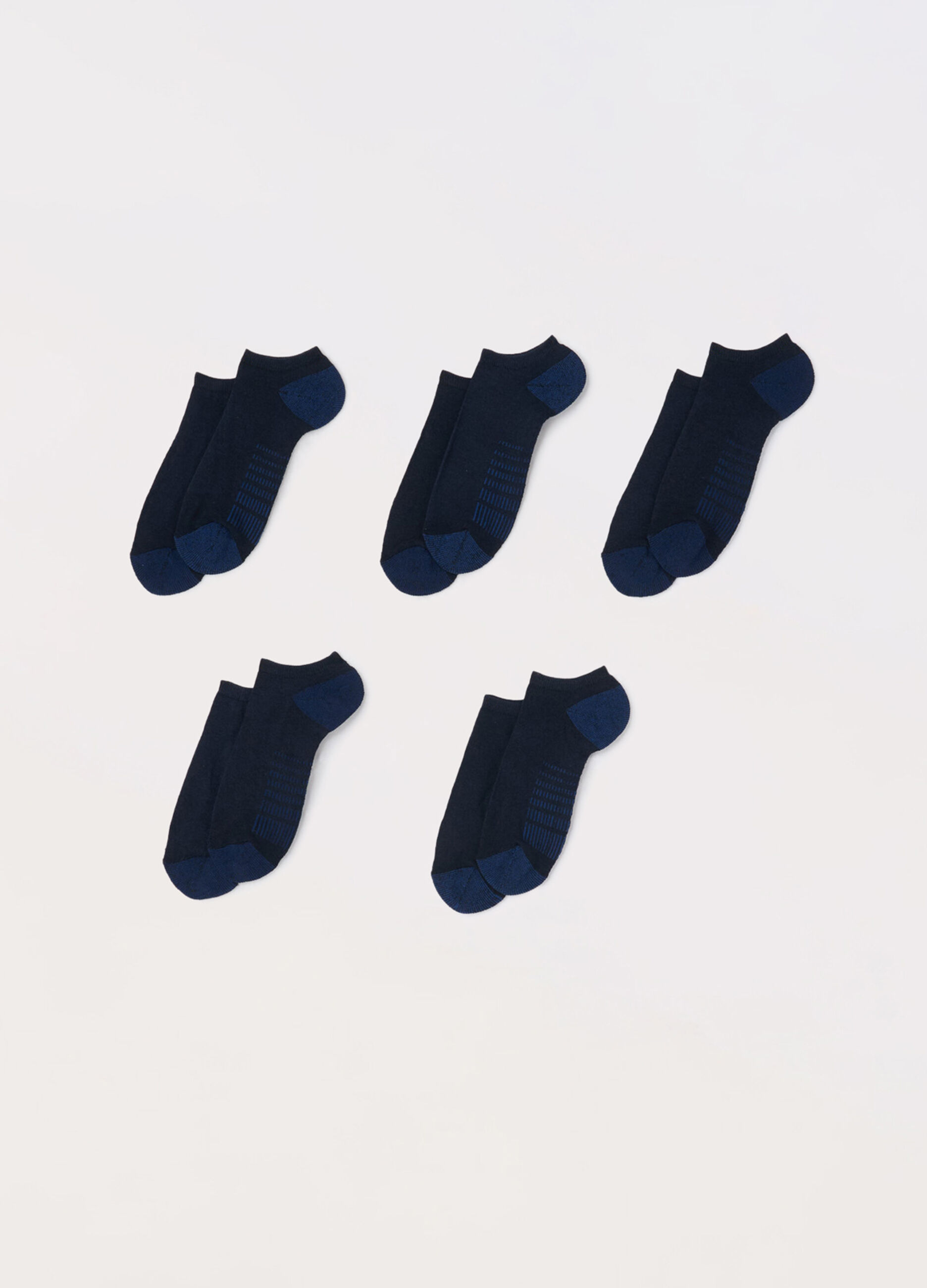 5 pack calzini sportivi in misto cotone uomo_0