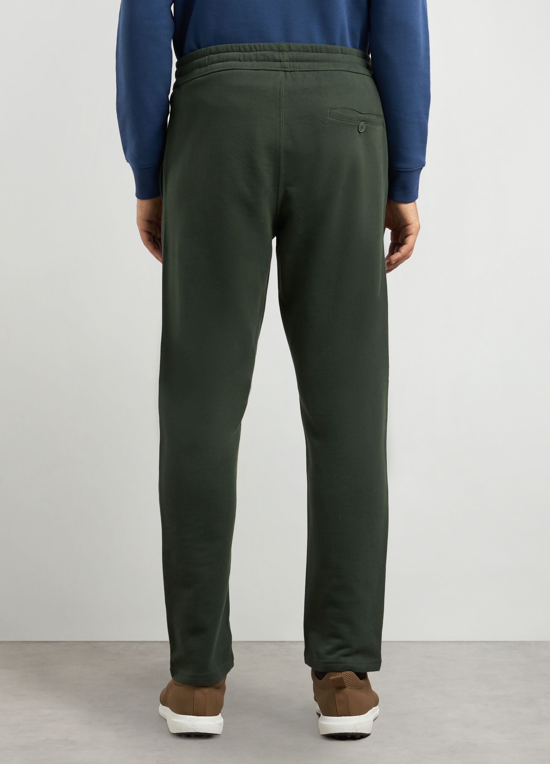 Joggers regular fit in misto cotone uomo_1