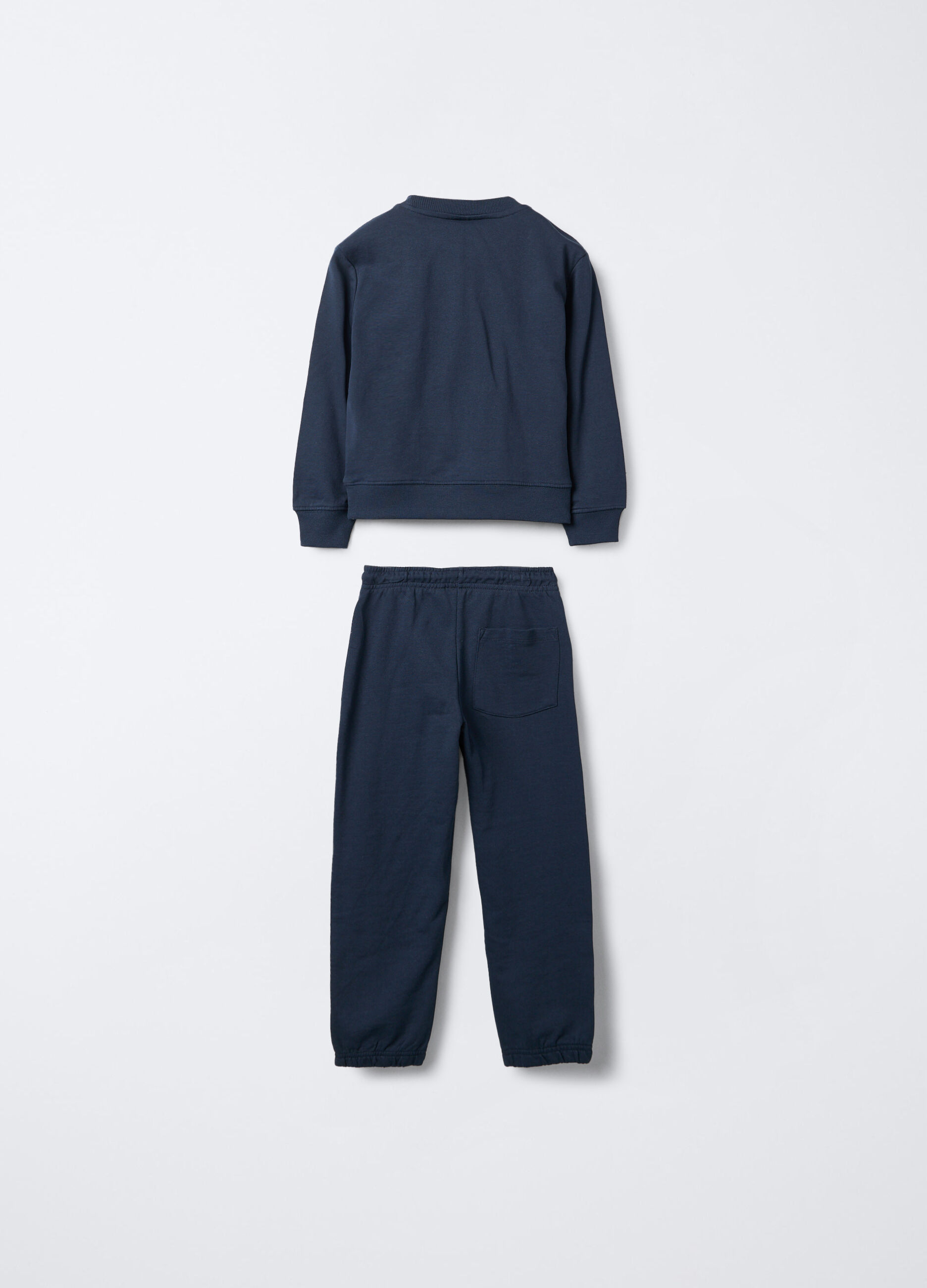 Jogging set in puro cotone garzato Fit Regular bambino_1