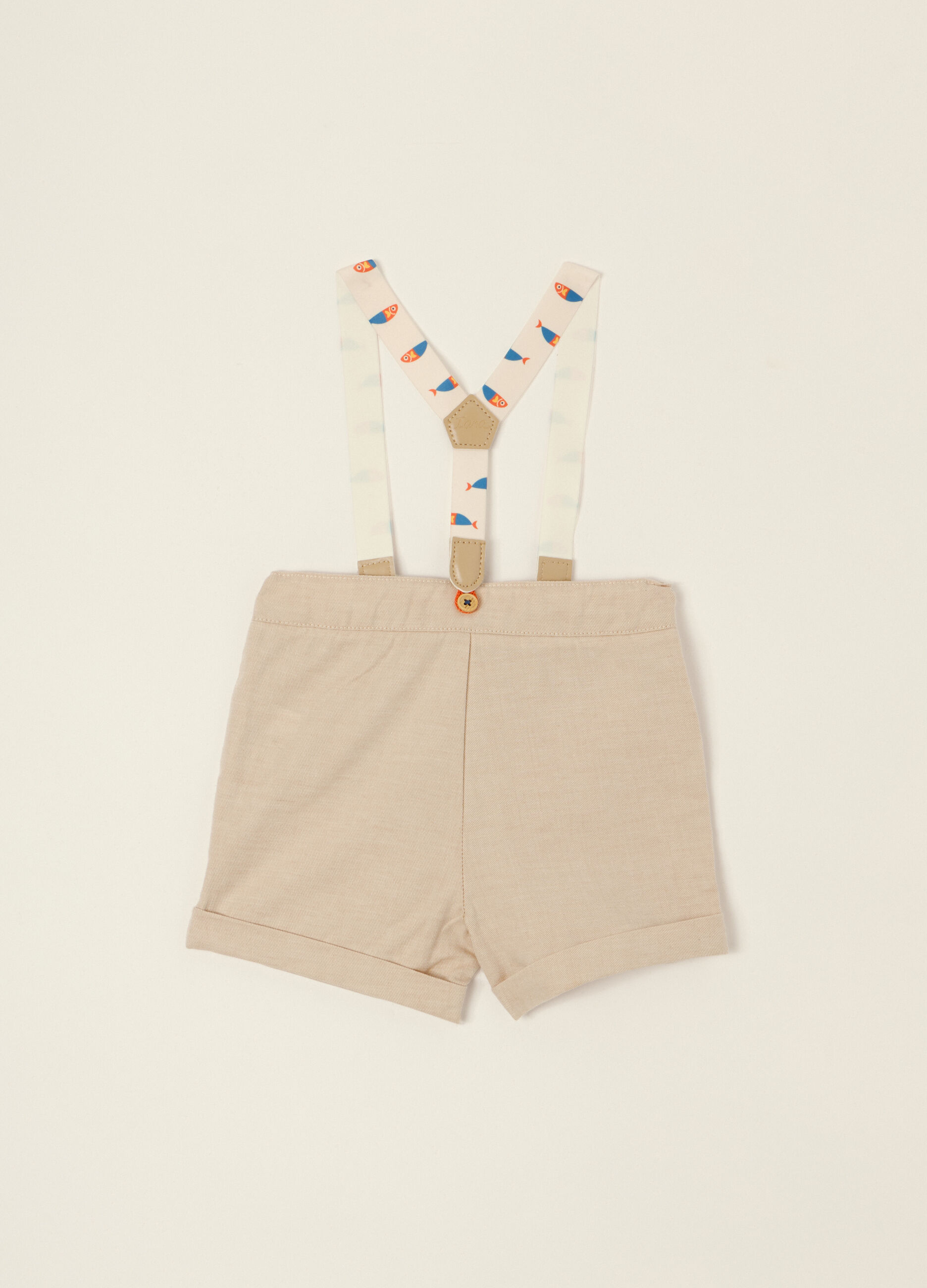 Shorts in twill misto lino IANA _1