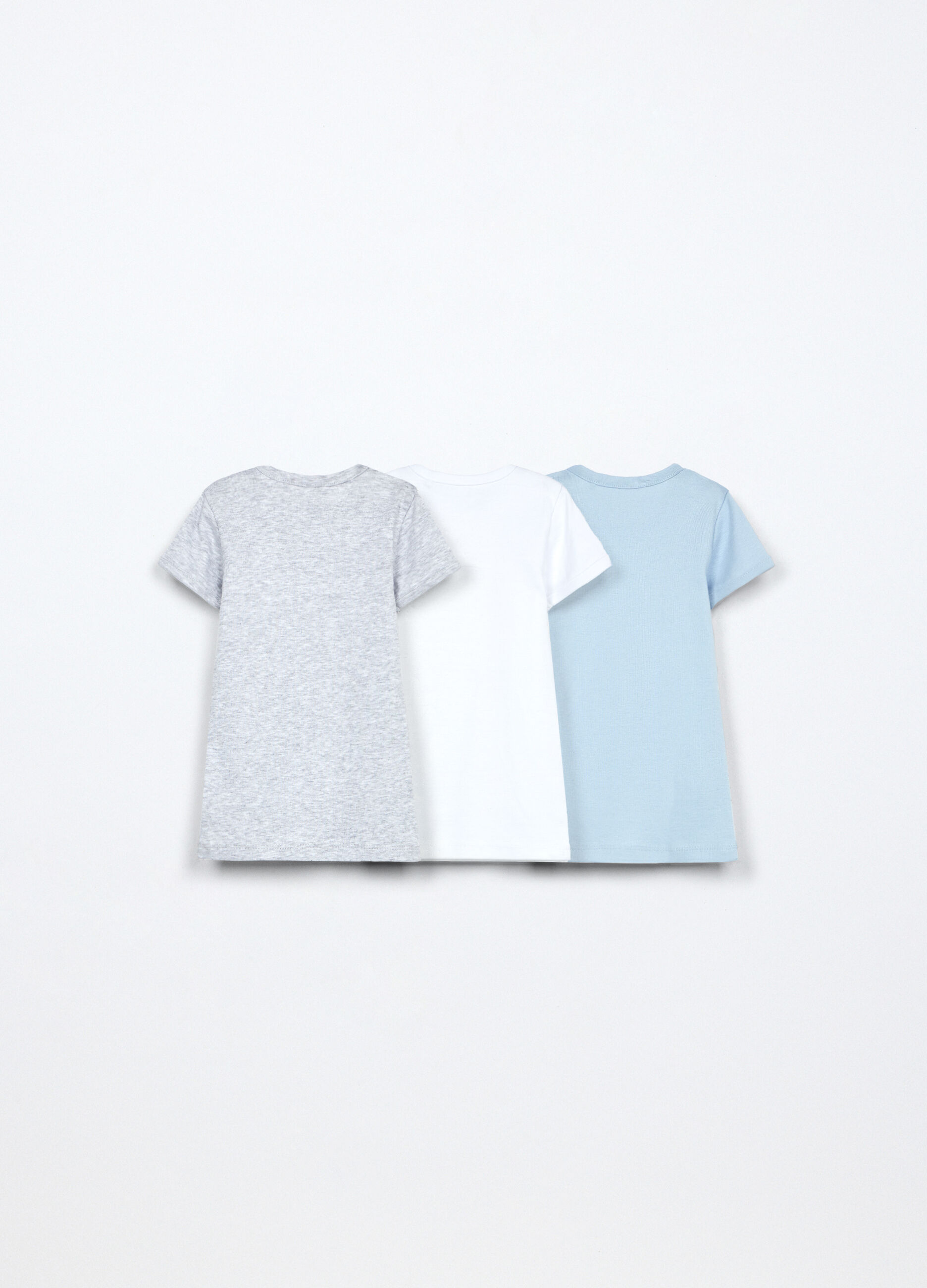Pack 3 magliette intime in interlock di puro cotone neonato_1