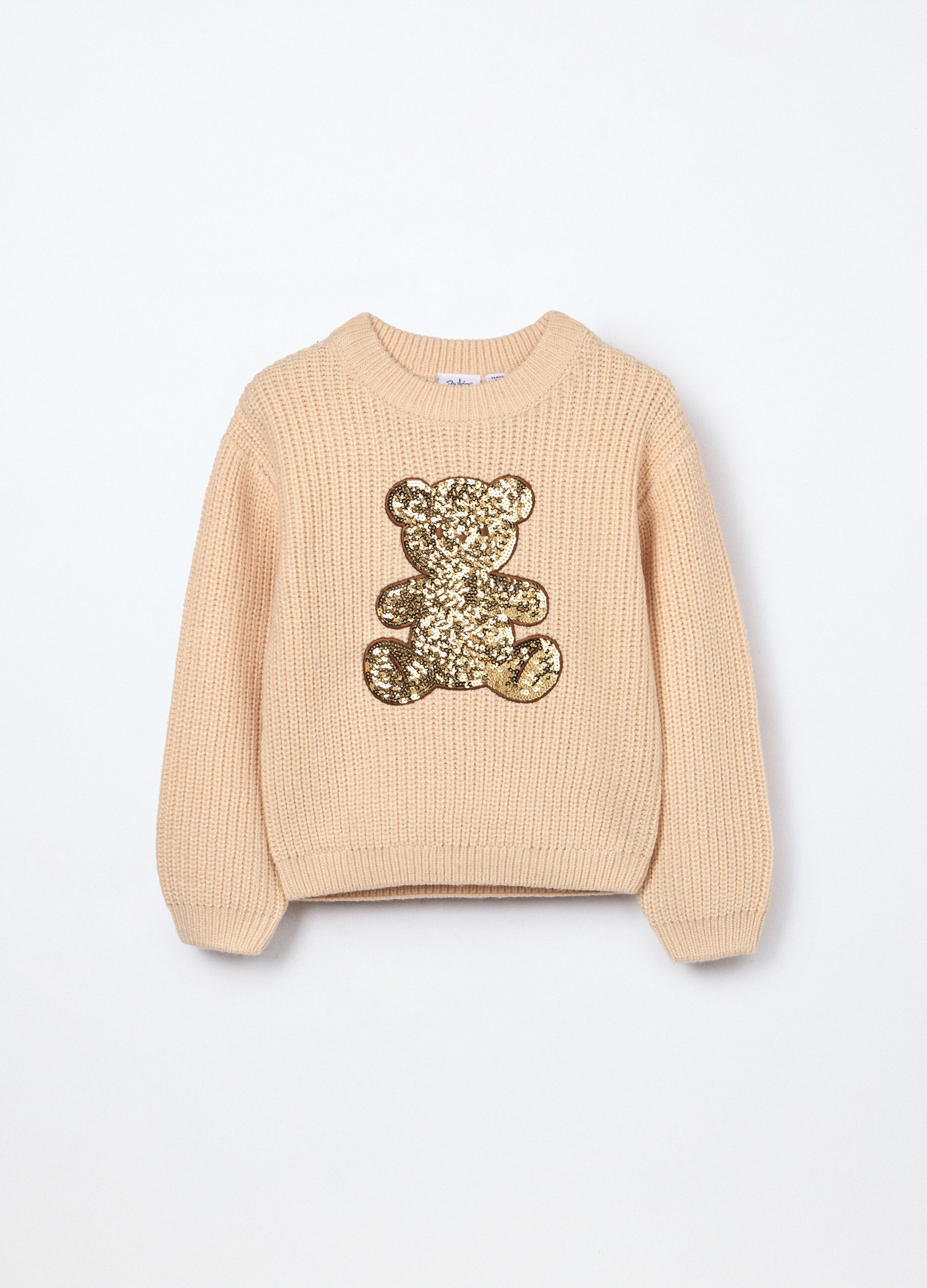 Tricot con paillettes bambina_0